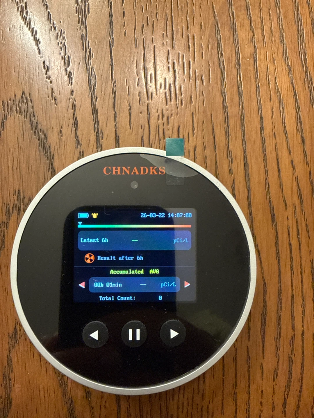 Radon Detector and Measurement