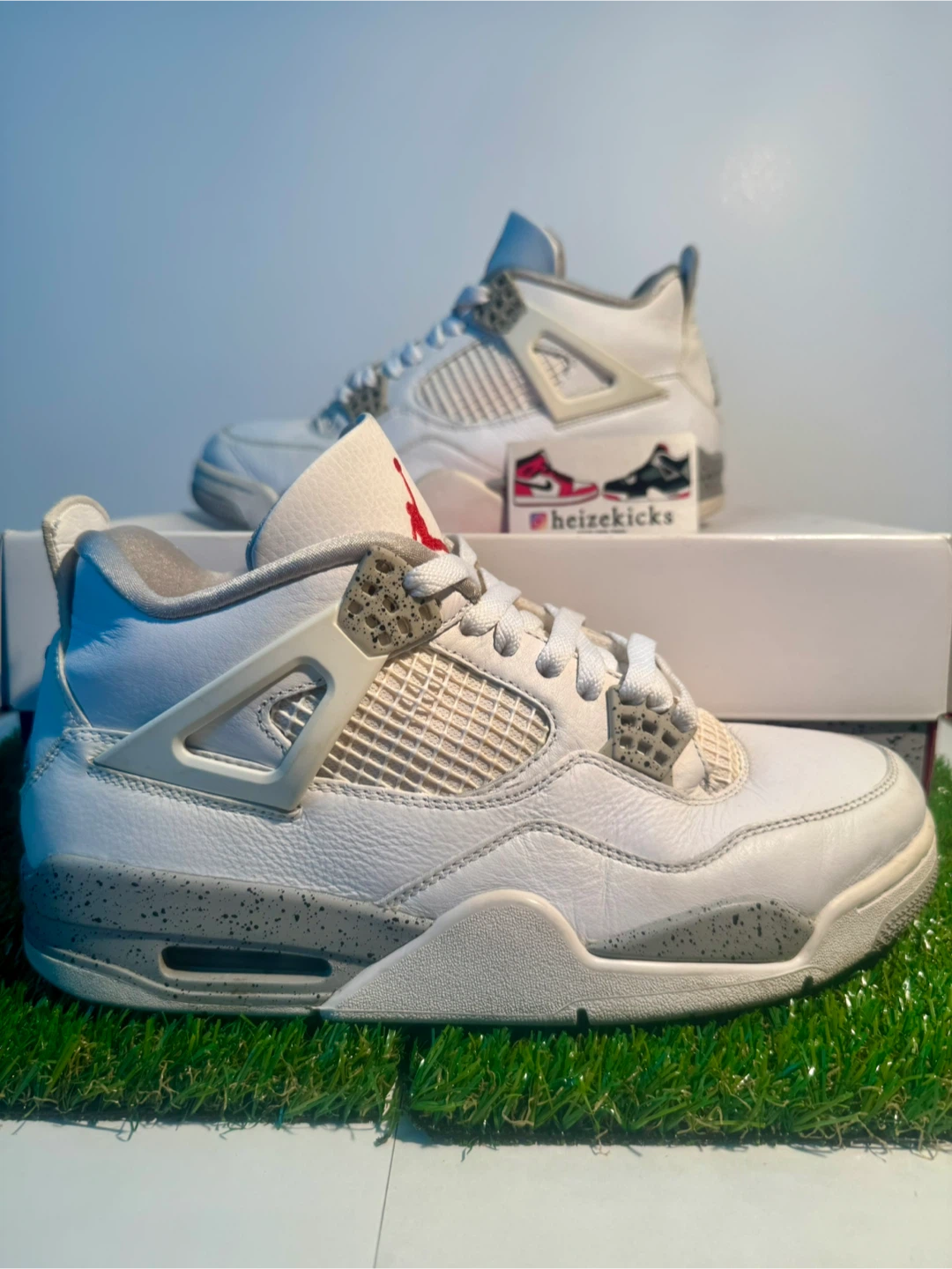 Jordan 4 White Oreo size 9