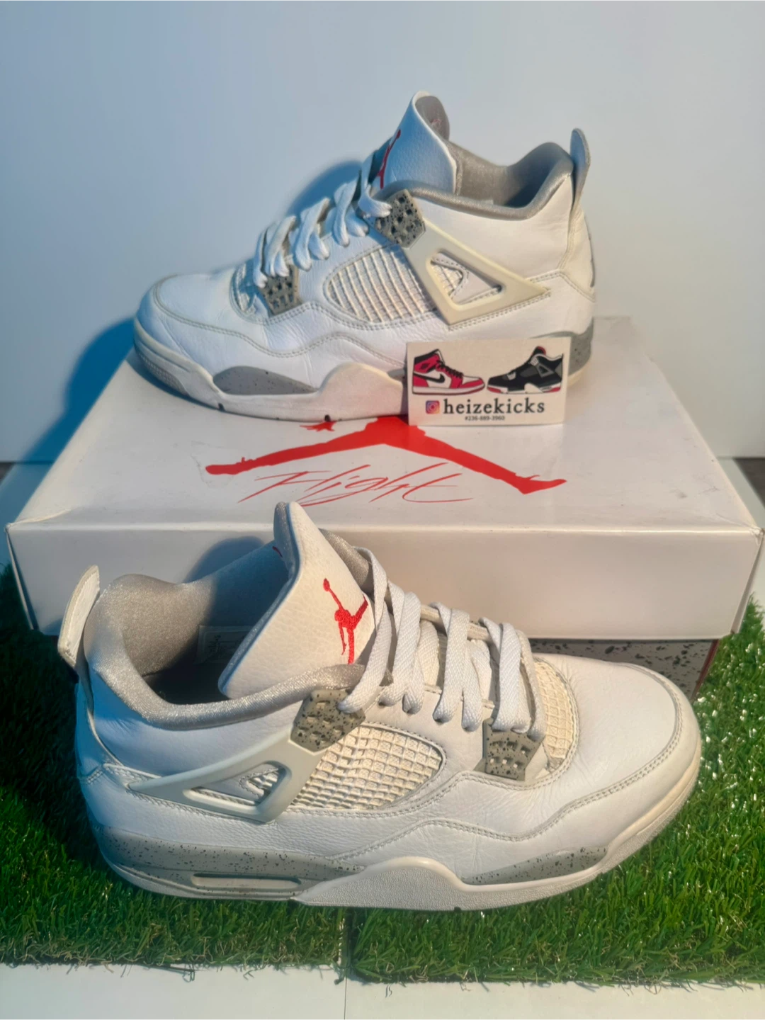 Jordan 4 White Oreo size 9 - photo 2