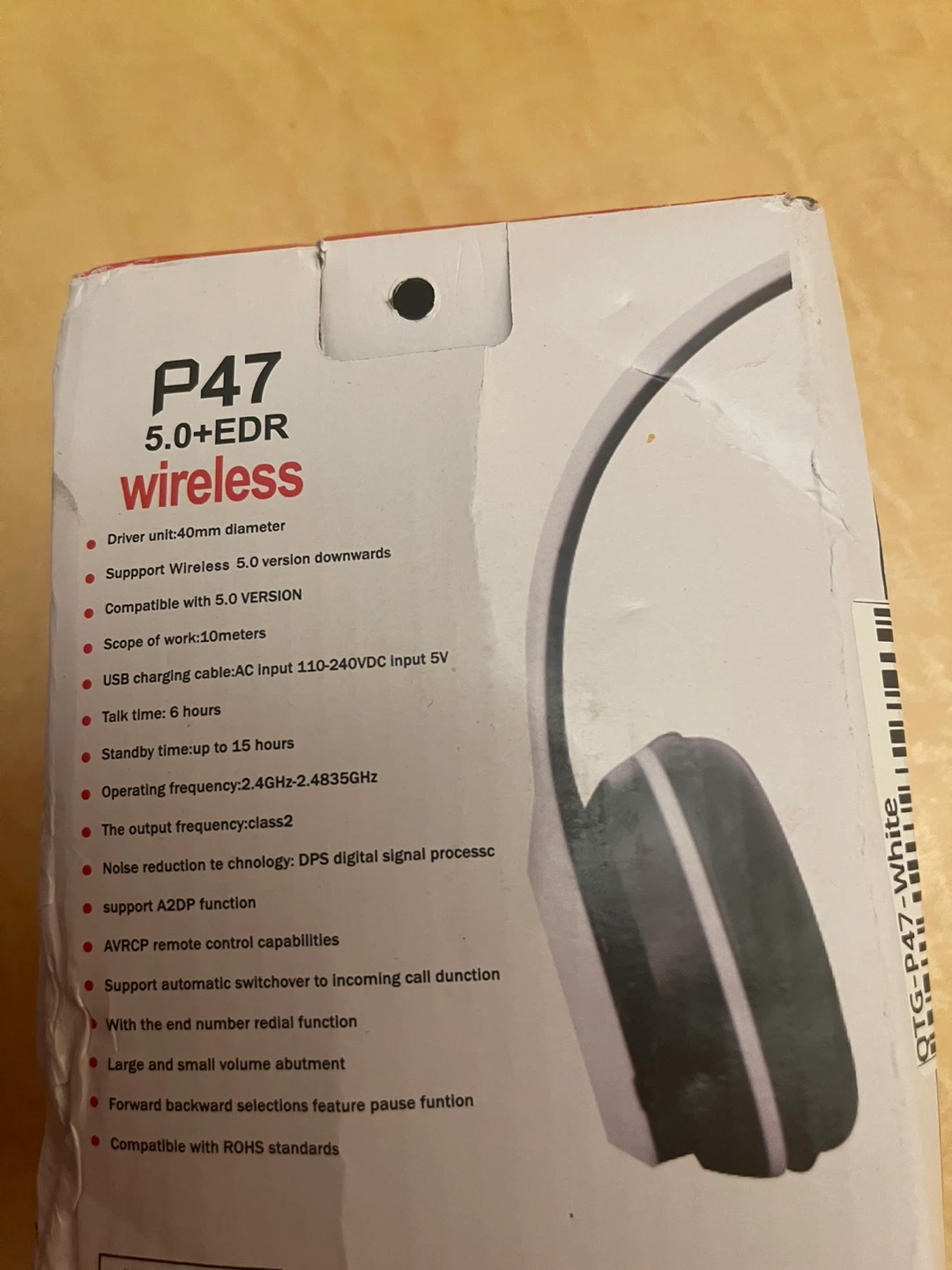 P47 Wireless Headphones New - photo 4