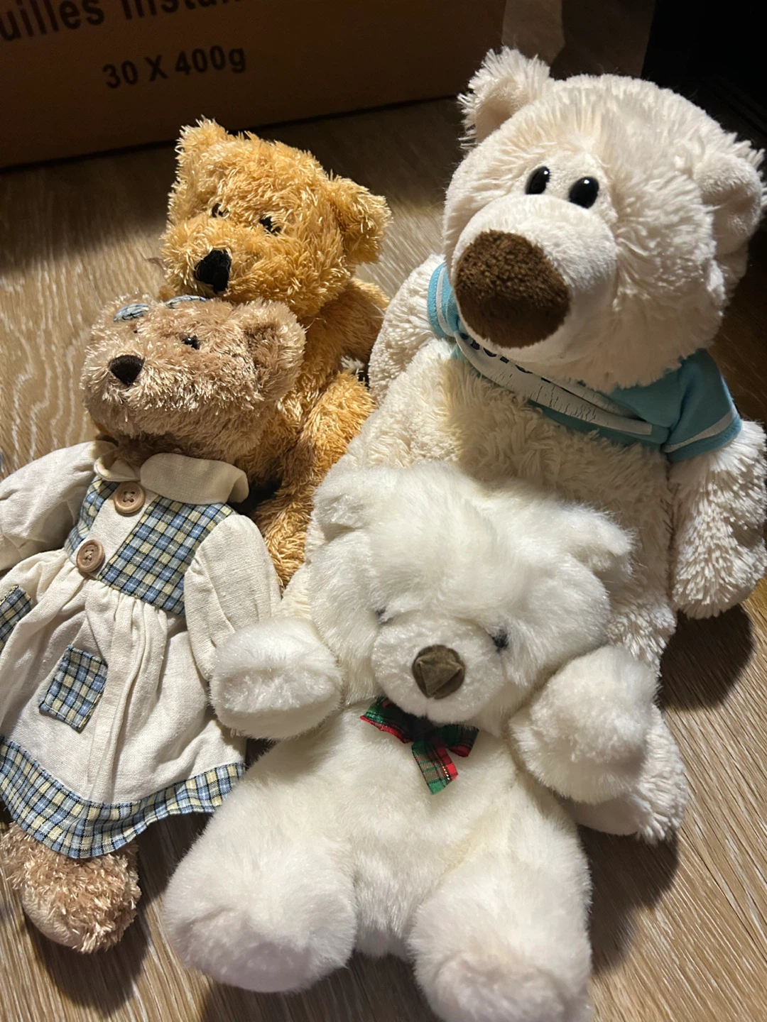 Four Plush Teddy Bears