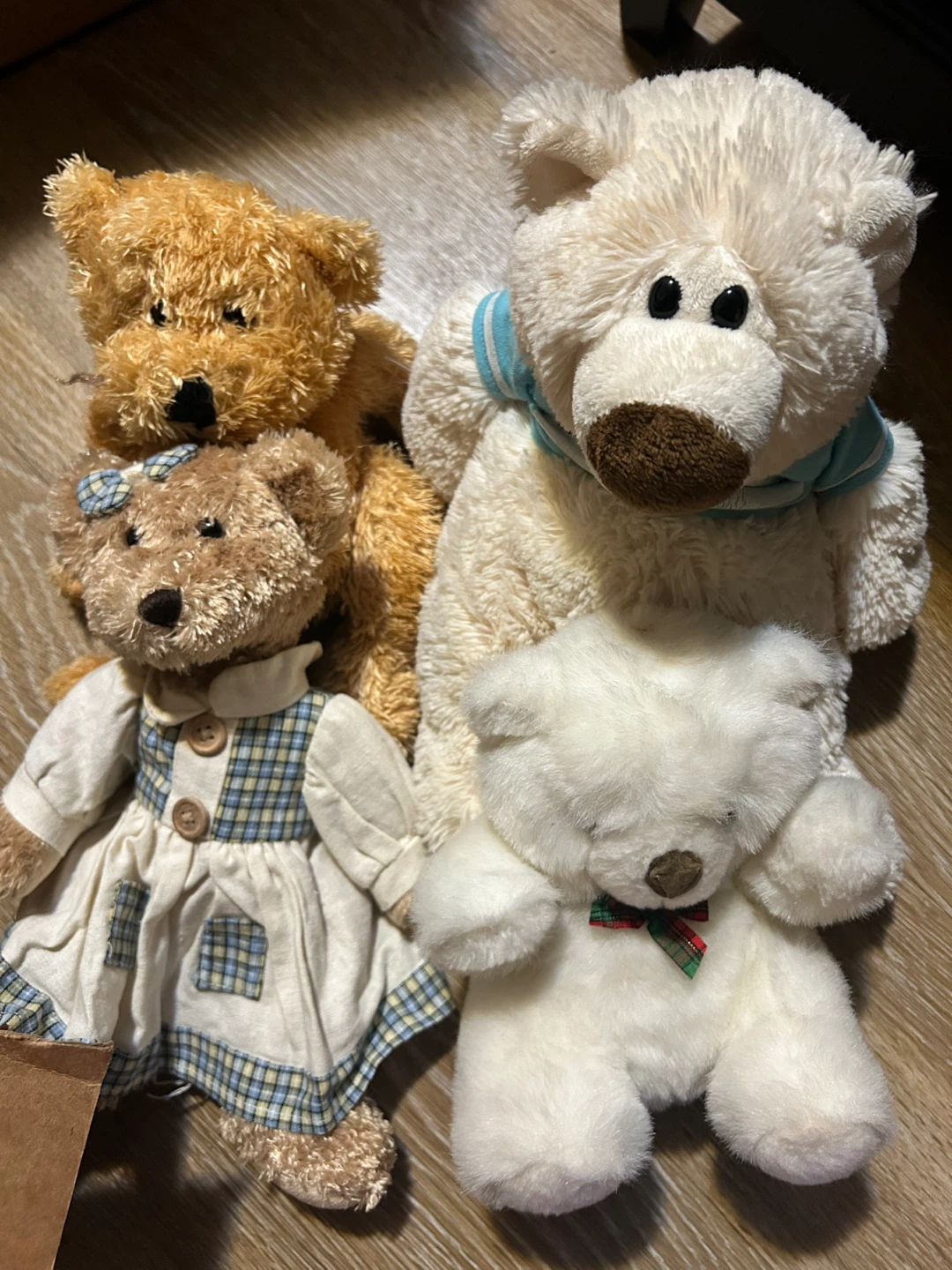 Four Plush Teddy Bears - photo 2