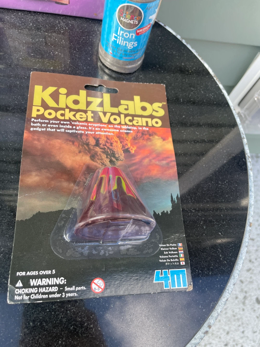 Stem science experiment kit crystal growing volcano - photo 3