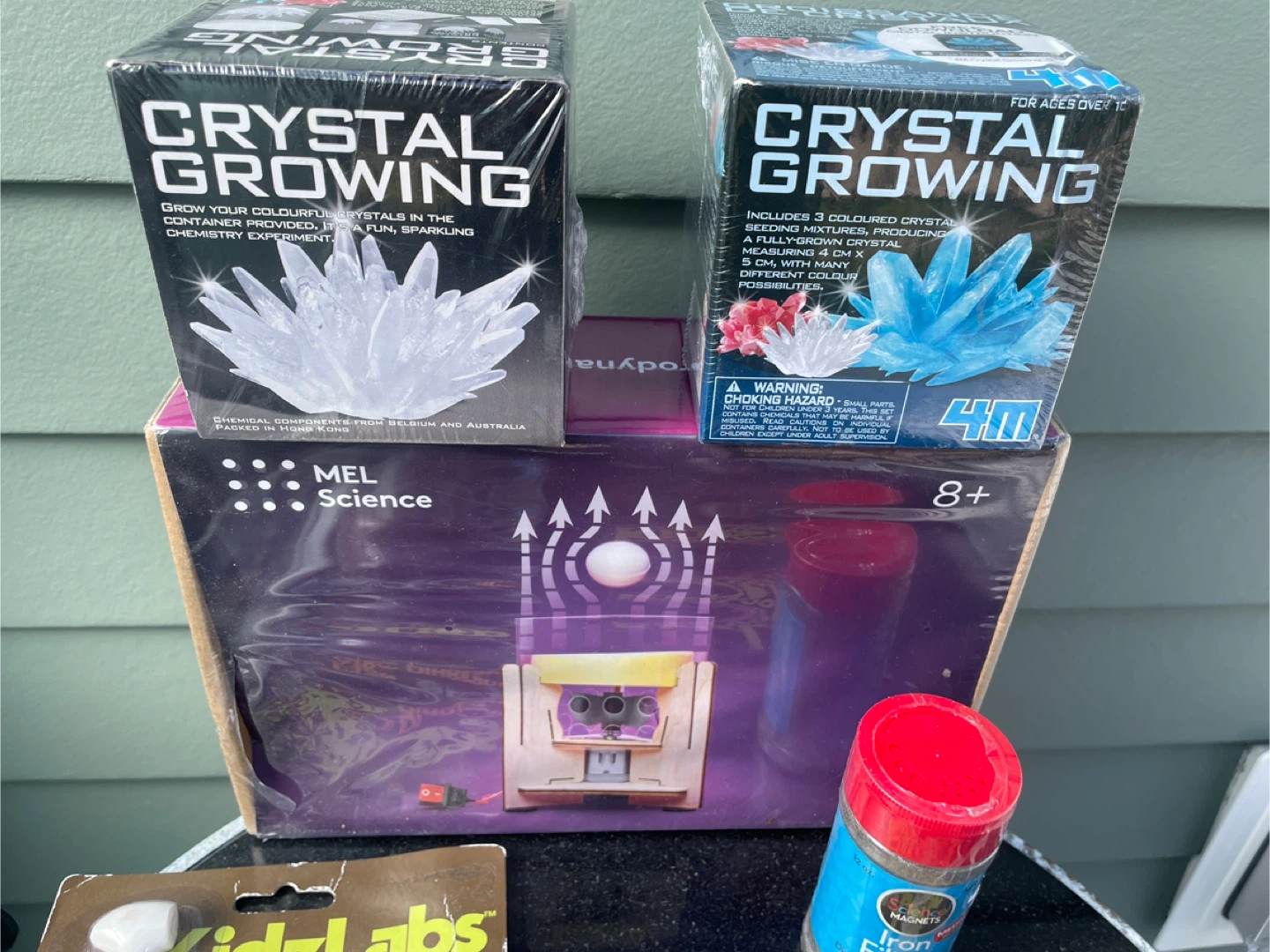 Stem science experiment kit crystal growing volcano - photo 4