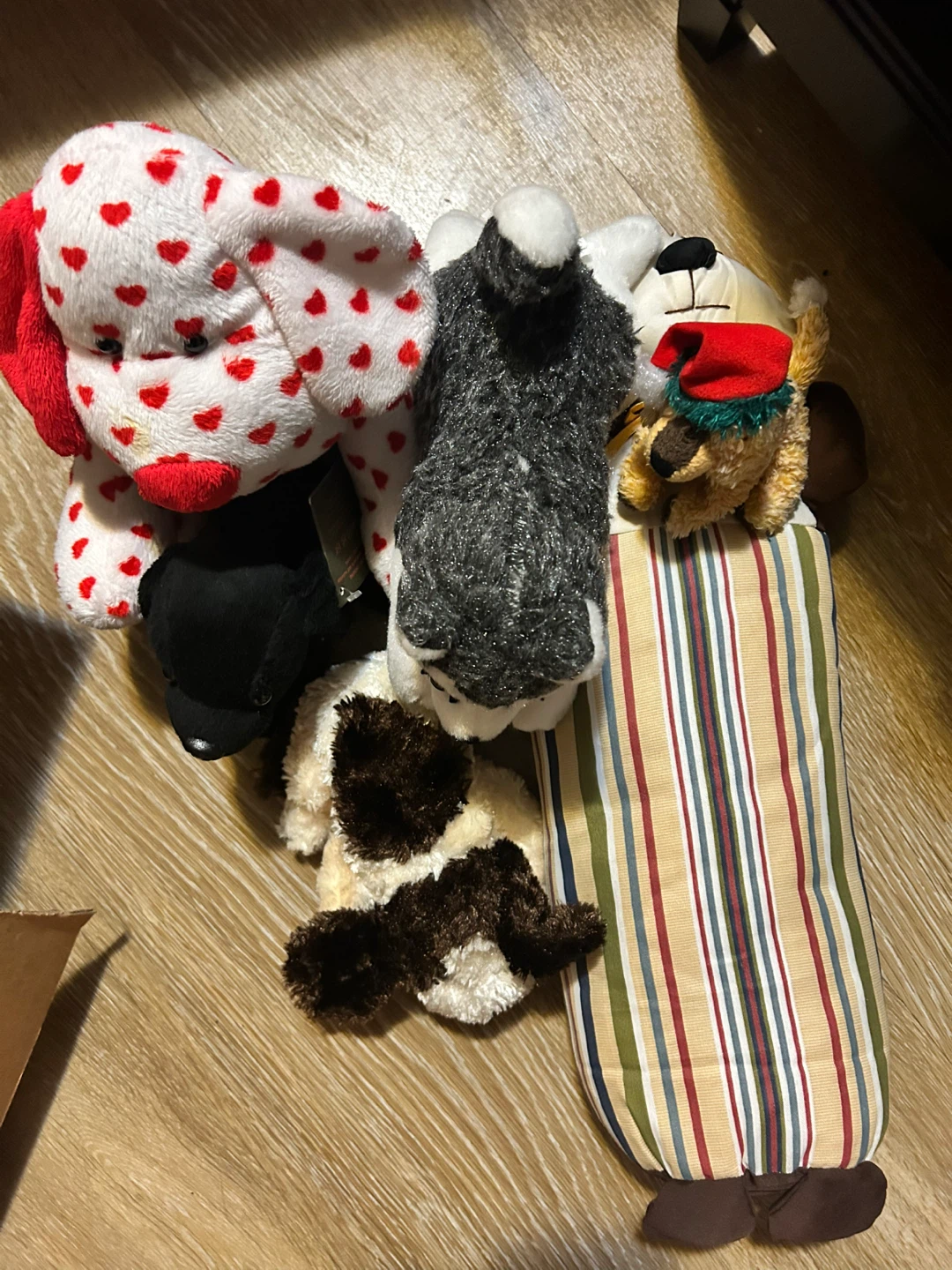 Assorted Plush Dog Toys