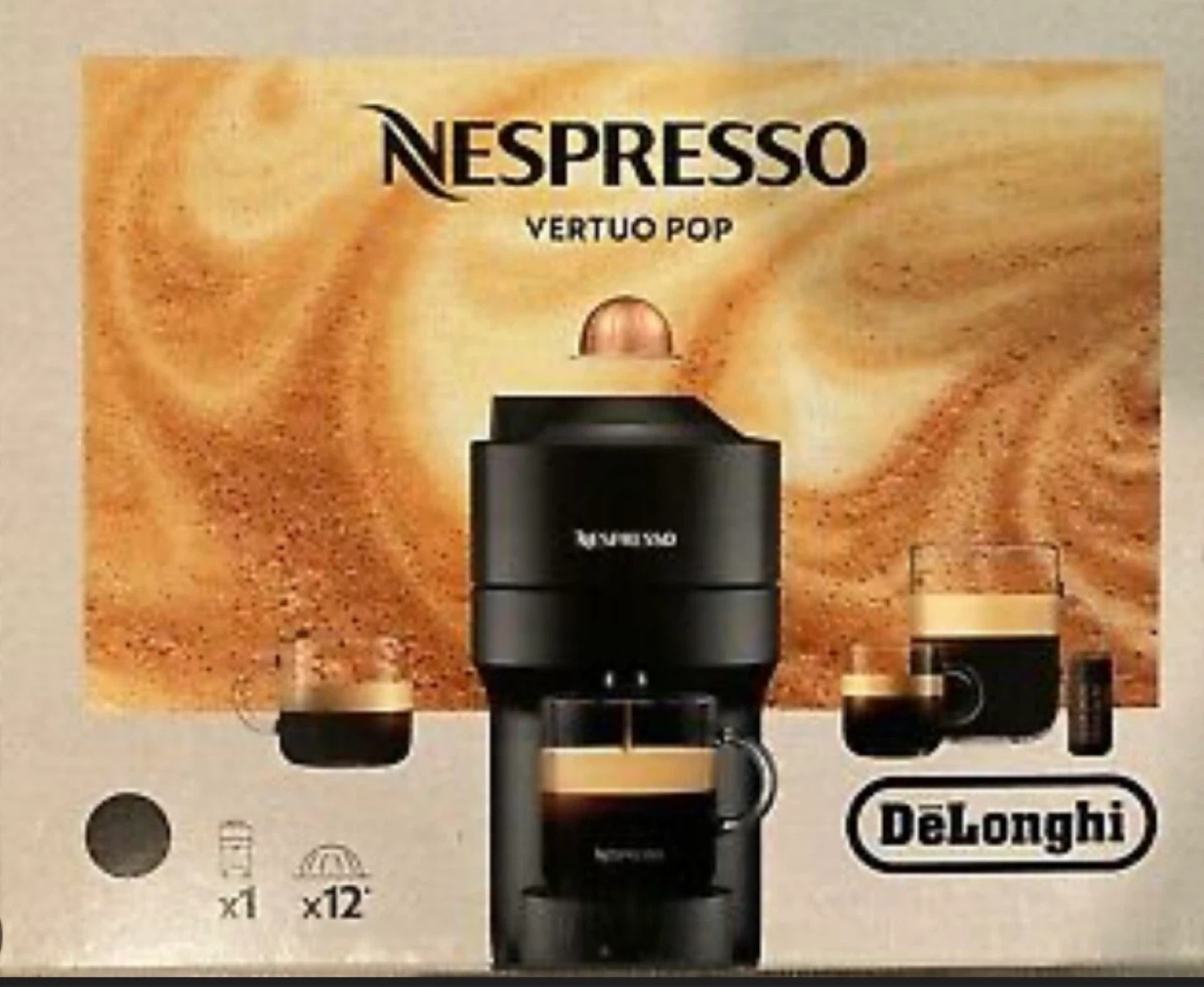 Nespresso Vertuo Pop Coffee Machine - Black - photo 2