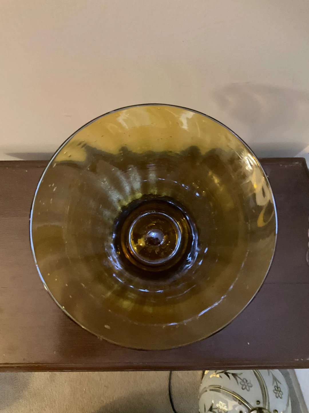 Amber Glass Vase MCM - photo 2