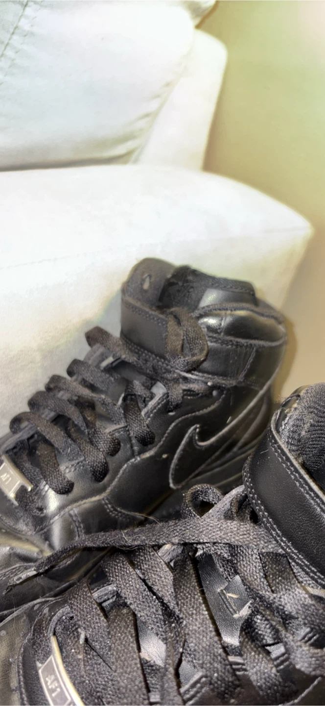 Nike Air Force 1 Mid ‘07 Top Sneakers - Black - photo 4