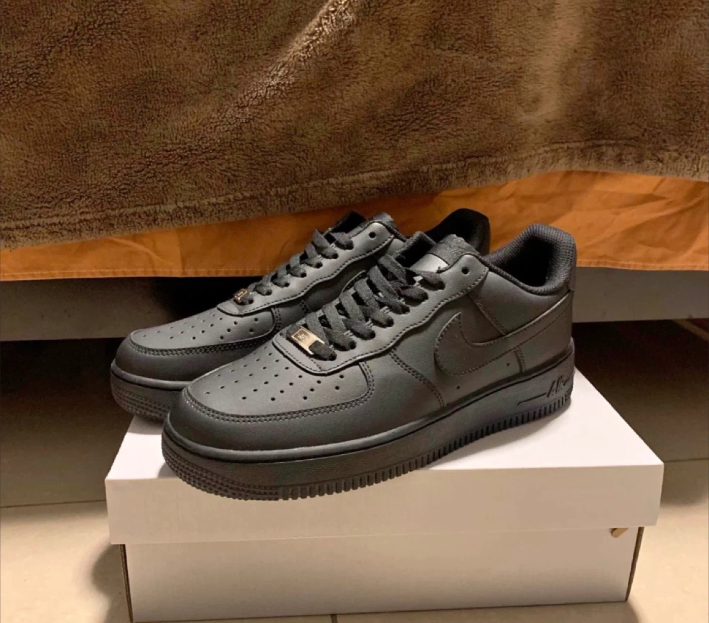 Nike Black Air Force 1 Size US 10 Men’s
