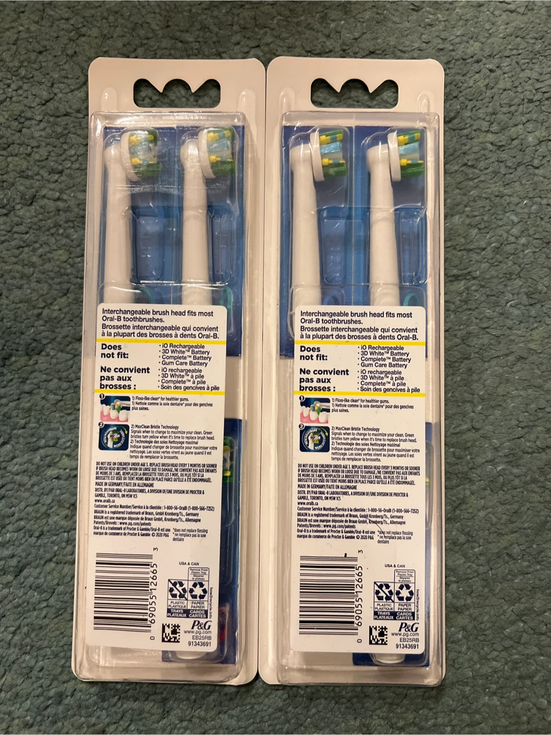 Oral-B FlossAction Replacement Brush Heads (6 Count) - photo 2