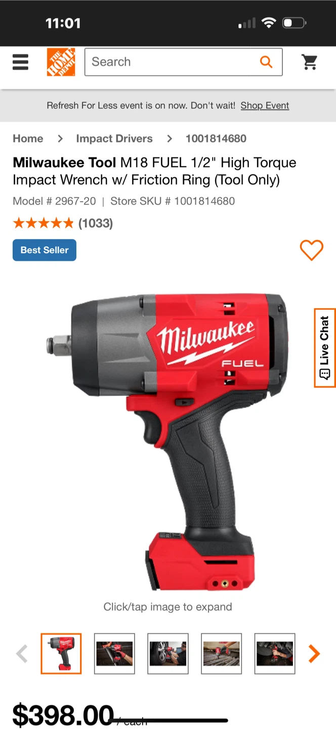 Milwaukee M18 FUEL 1/2" High Torque Impact Wrench - photo 4