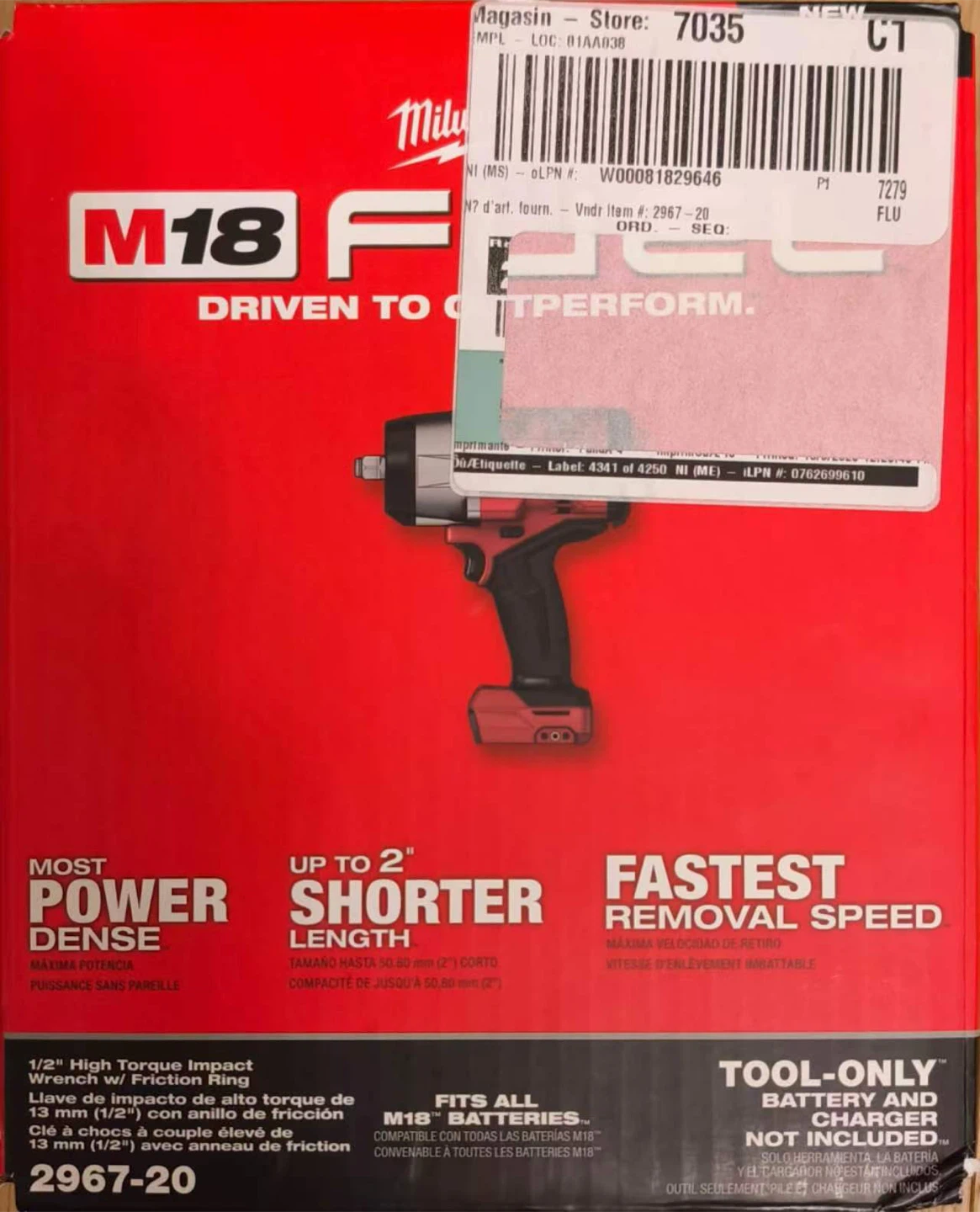 Milwaukee M18 FUEL 1/2" High Torque Impact Wrench - photo 2