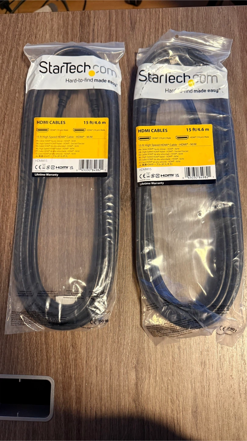 StarTech.com HDMI Cables (2 Pack)