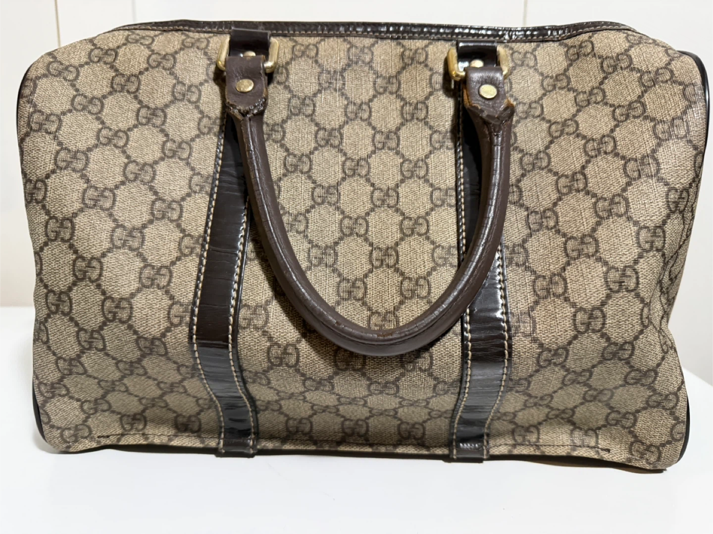 Authentic Gucci GG Monogram Boston Bag - photo 2