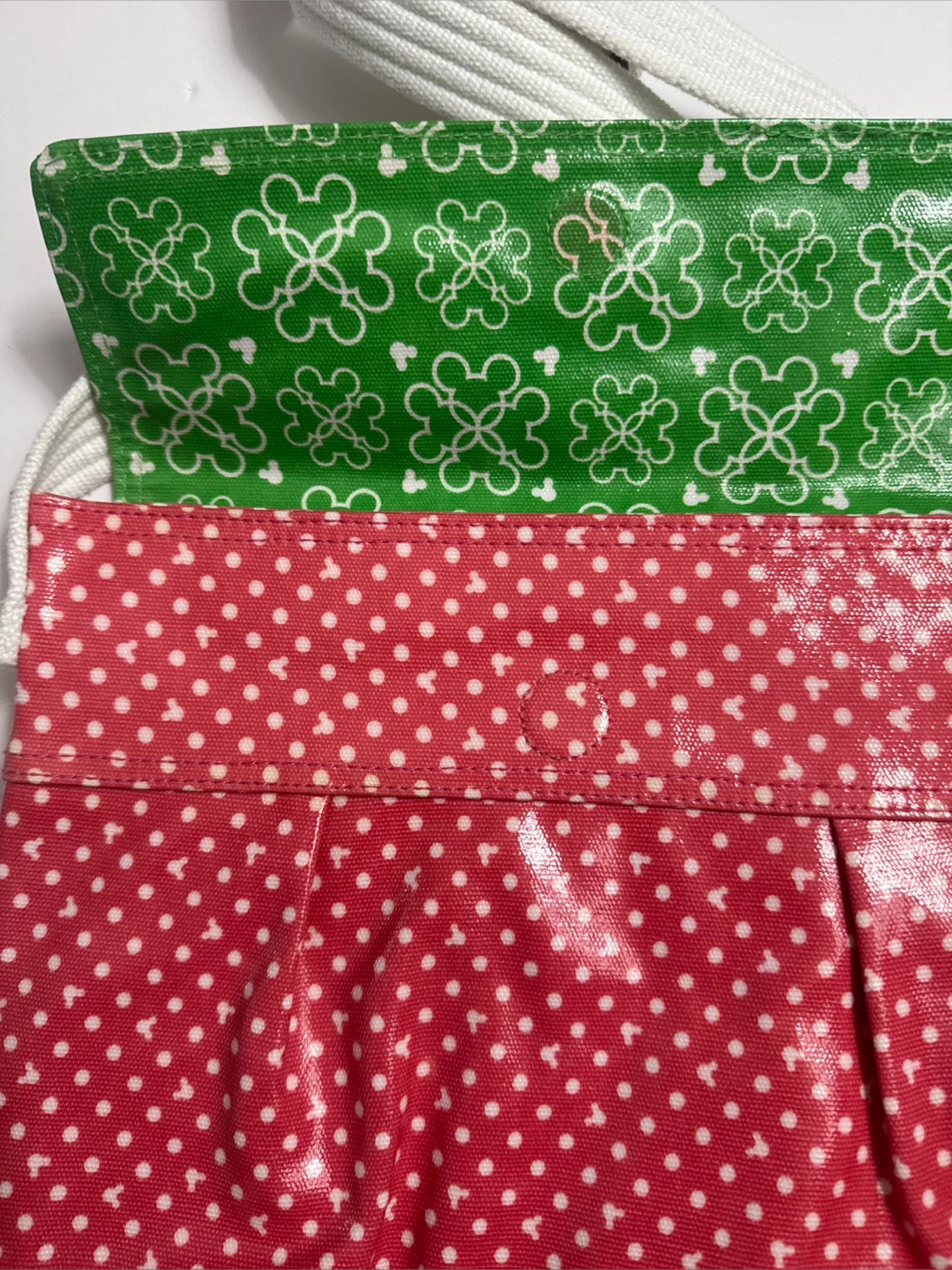 Red Polka Dot & Green Mickey Mouse Print Bag - photo 3