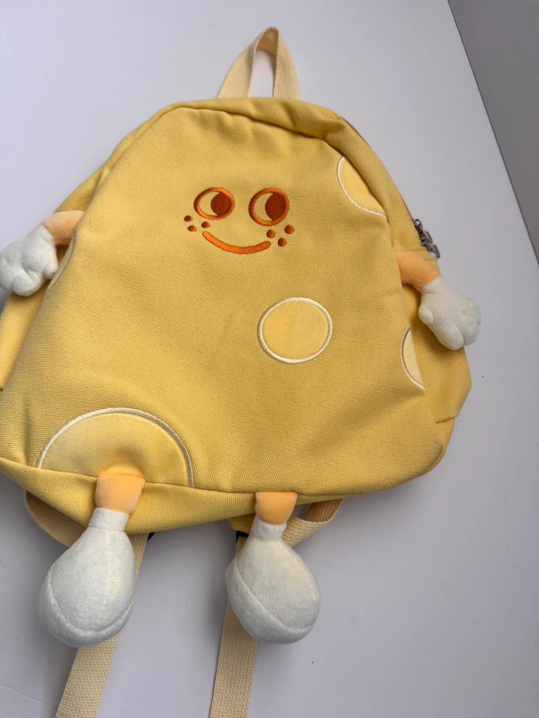 Yellow Cheese Character Backpack
