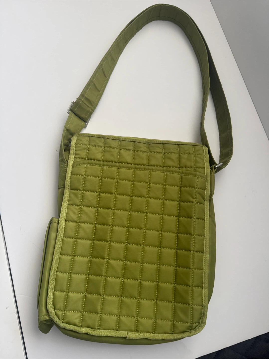 Lug Green Quilted Crossbody Bag - photo 2