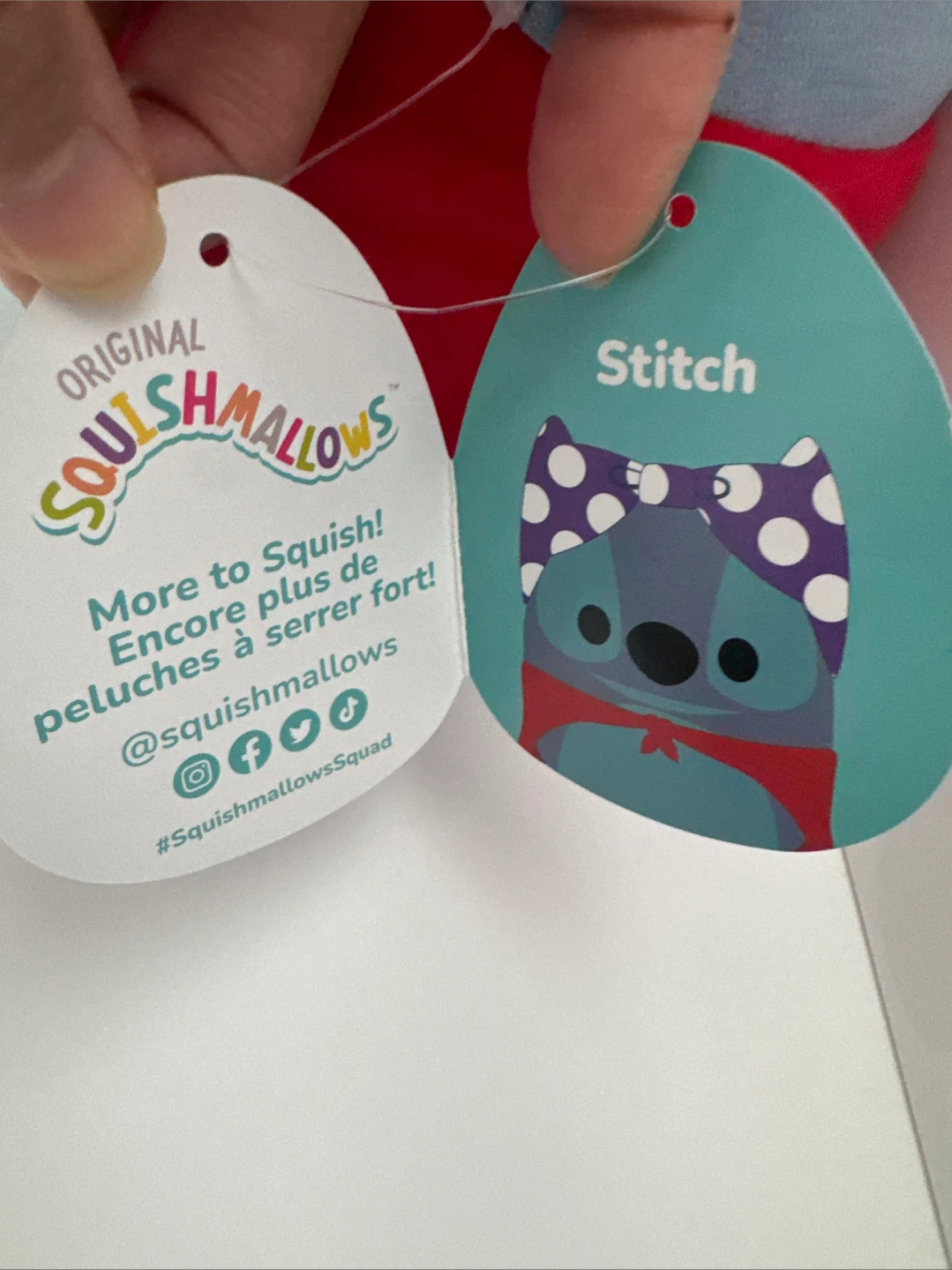 Original Squishmallows Stitch Plush Toy Kellytoy - photo 5