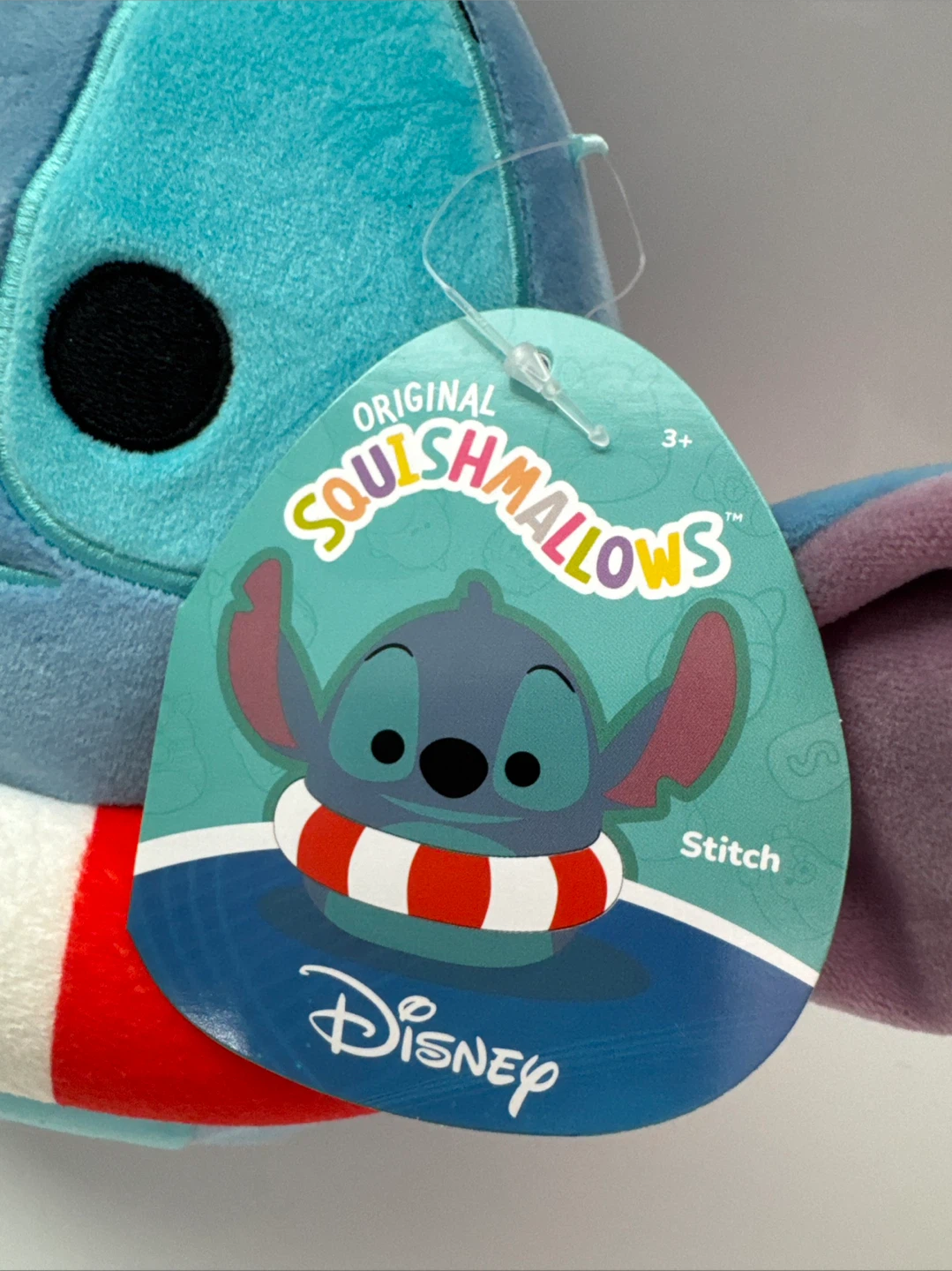 Squishmallows Disney Stitch Plush Toy with Life Ring - photo 4