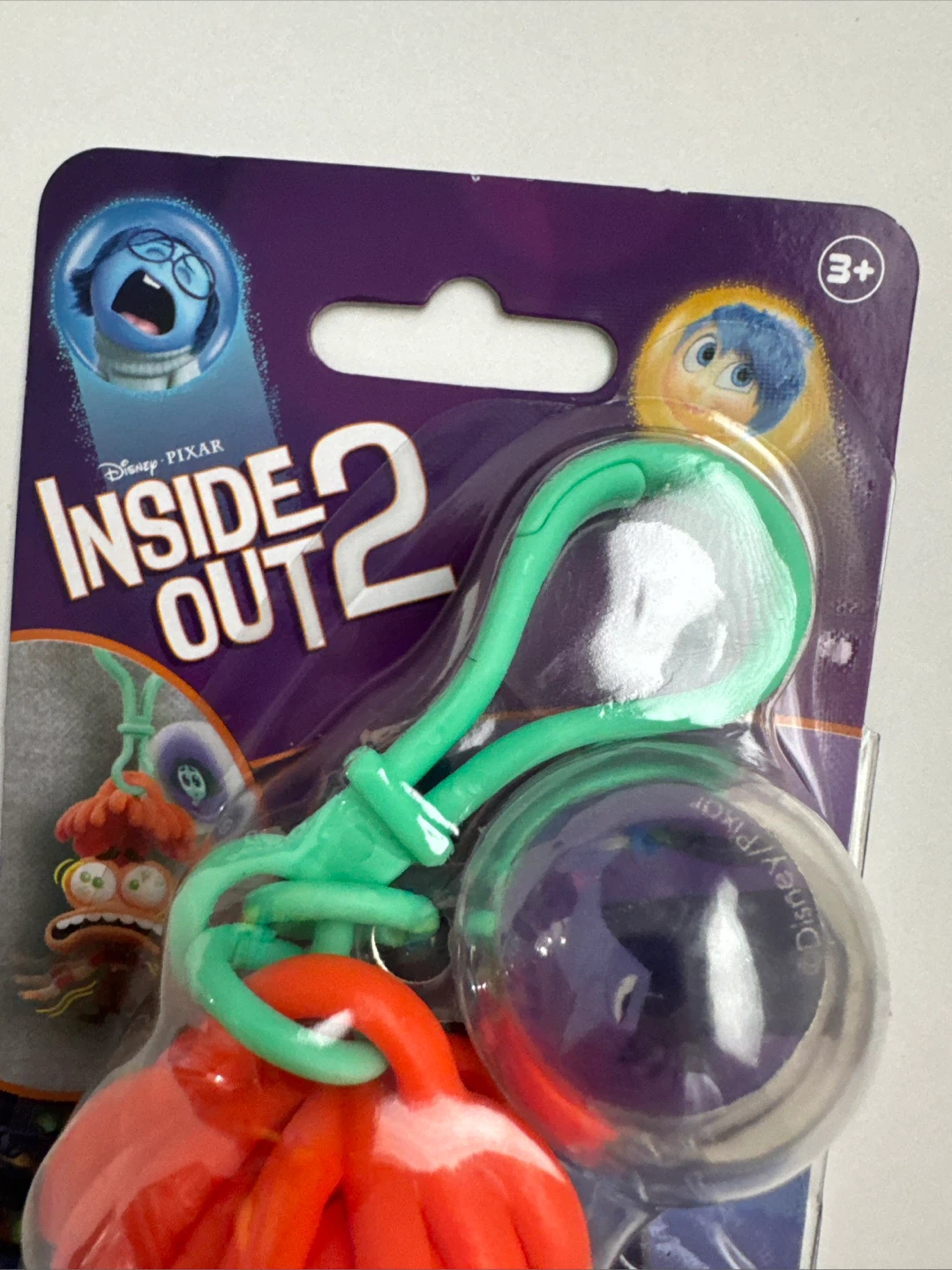 Disney Pixar Inside Out 2 Anxiety and Sadness Fidget Keychains - photo 4