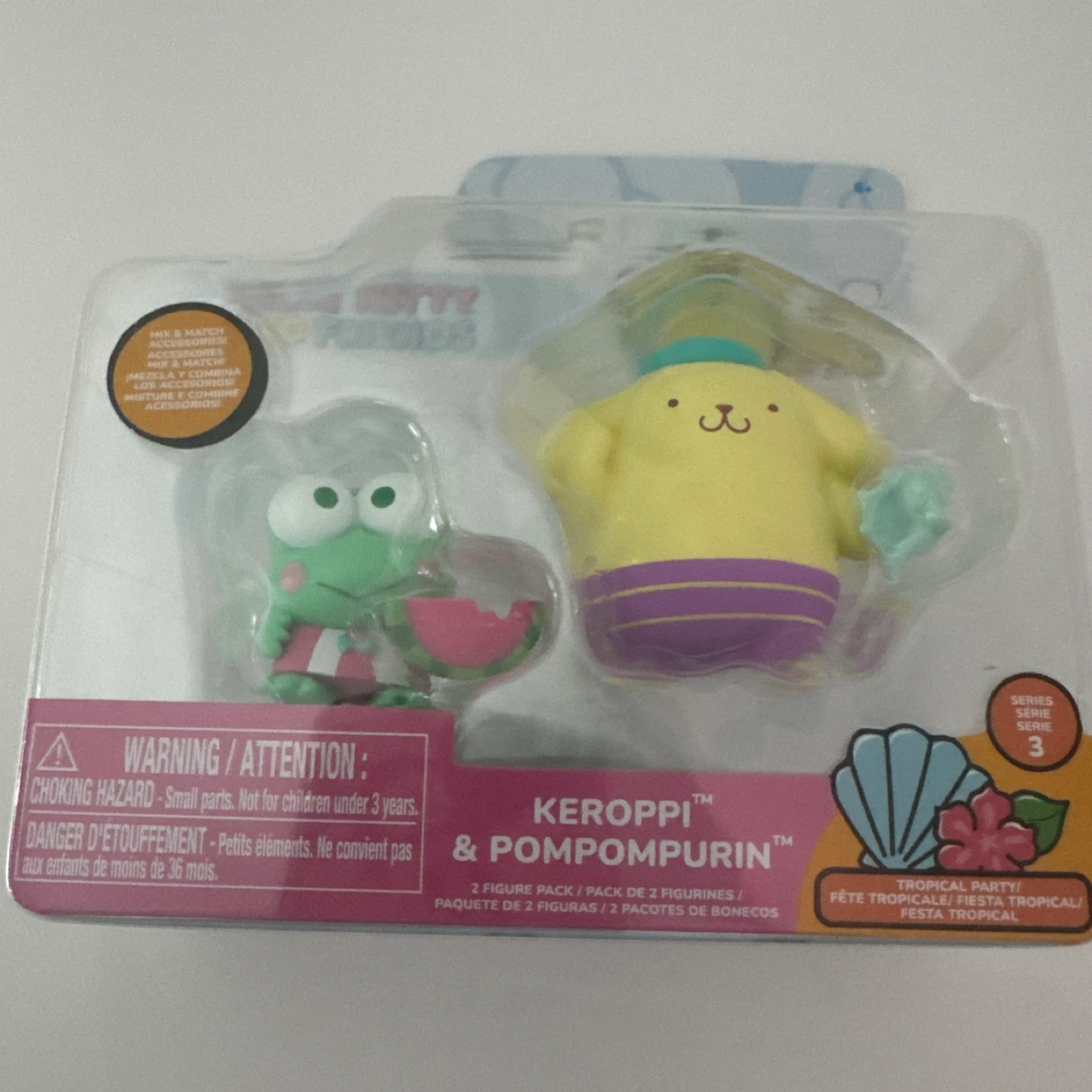Hello Kitty & Friends Keroppi &Pompompurin 2 Figure Pack - photo 2