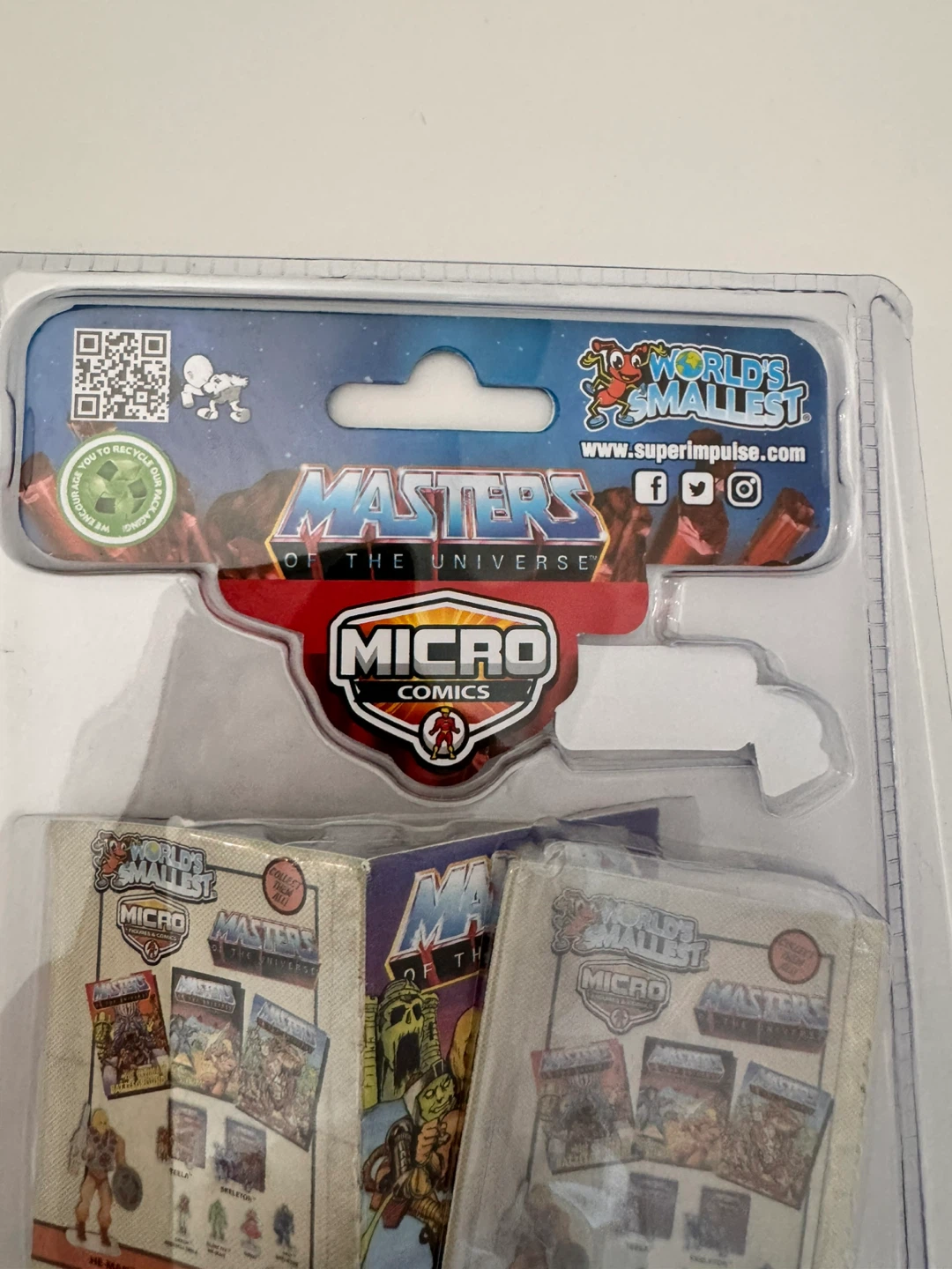 2 Masters of the Universe Micro Comic Books with Magnifier Set - photo 4