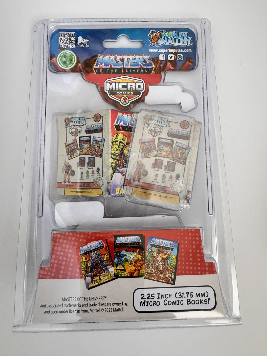 2 Masters of the Universe Micro Comic Books with Magnifier Set - photo 2