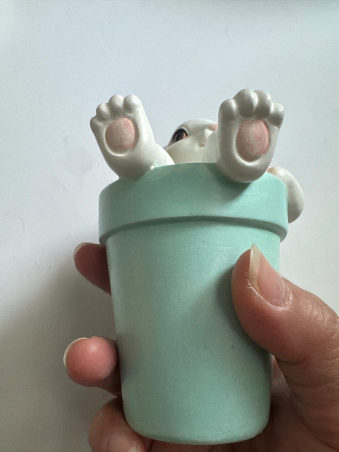 Ceramic Bunny in Pot Figurine - photo 4