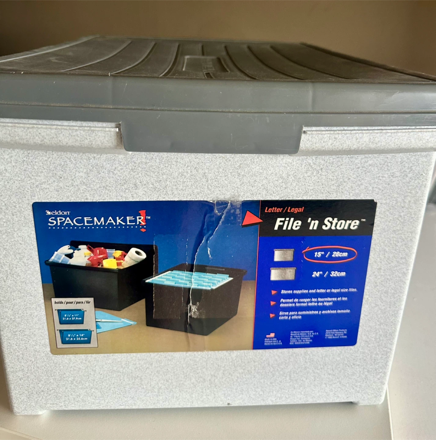 Spacemaker File 'n Store Storage Box+ Lid+ 32 colours separators - photo 4