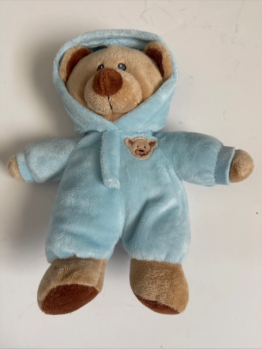 TY Beanie Blue Teddy Bear Onesie Plush Toy