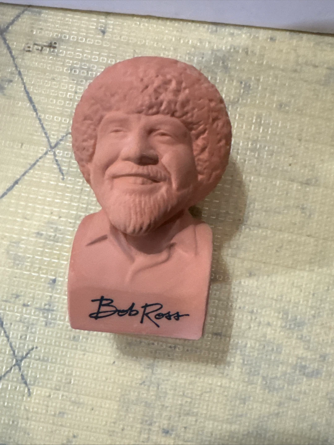 Bob Ross Terracotta Bust Planter - photo 4