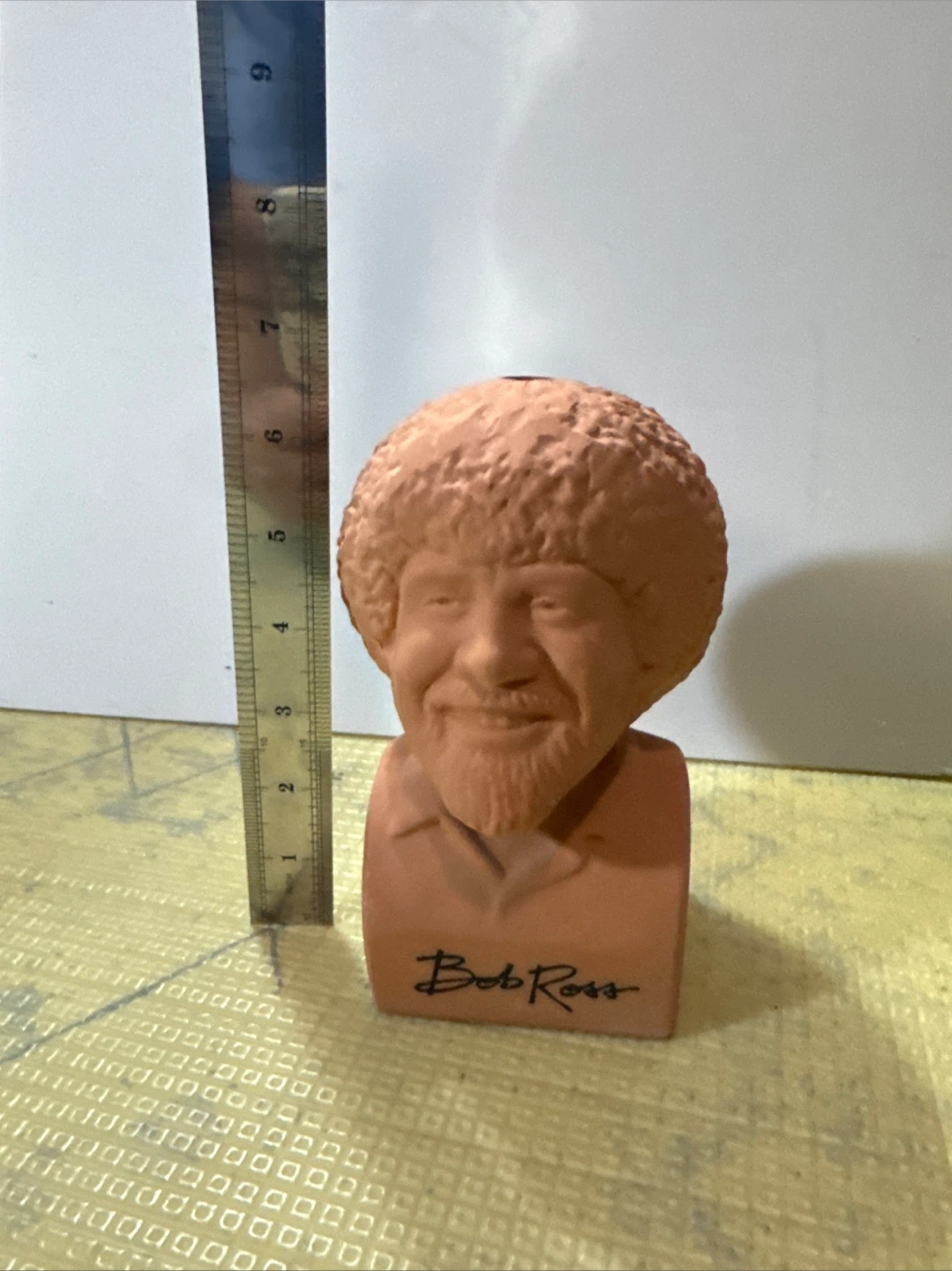 Bob Ross Terracotta Bust Planter - photo 2