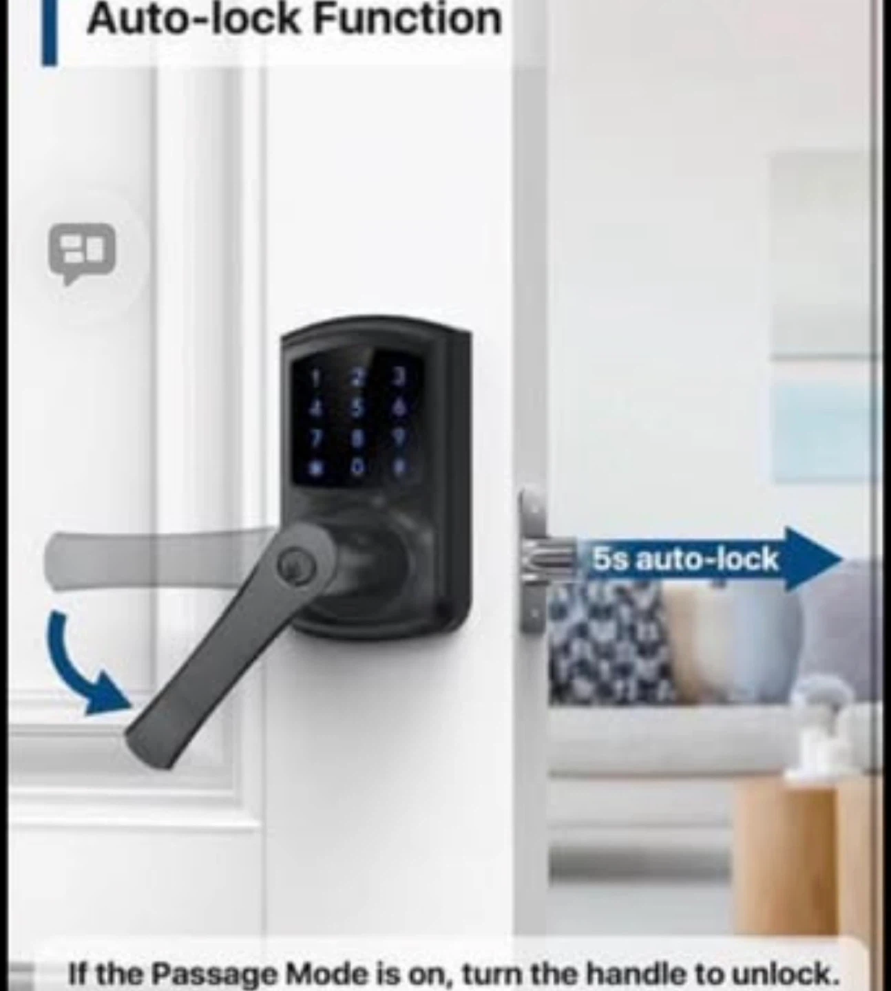 Keyless Entry Touchscreen Door Lock - photo 2
