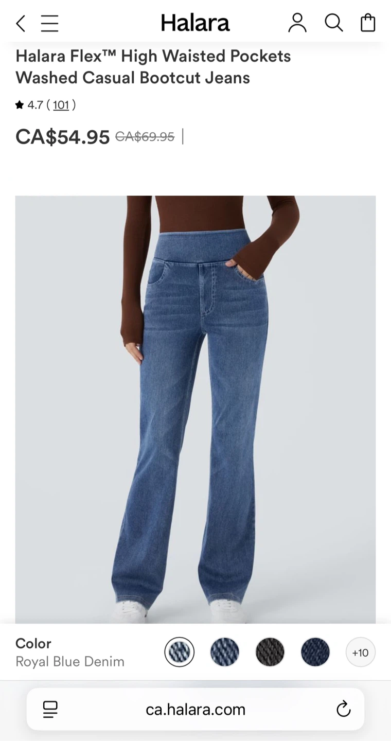 Halara Flex High Waisted Bootcut Jeans - photo 2