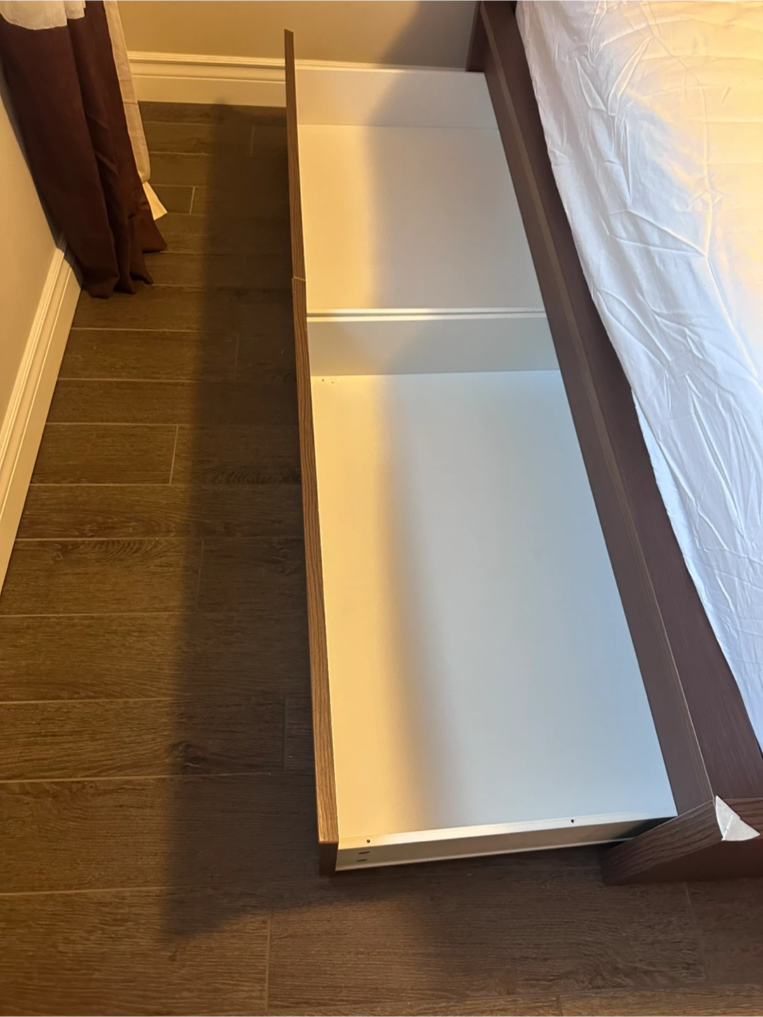 🥕IKEA Under-Bed  Storage Drawers brown full/twin