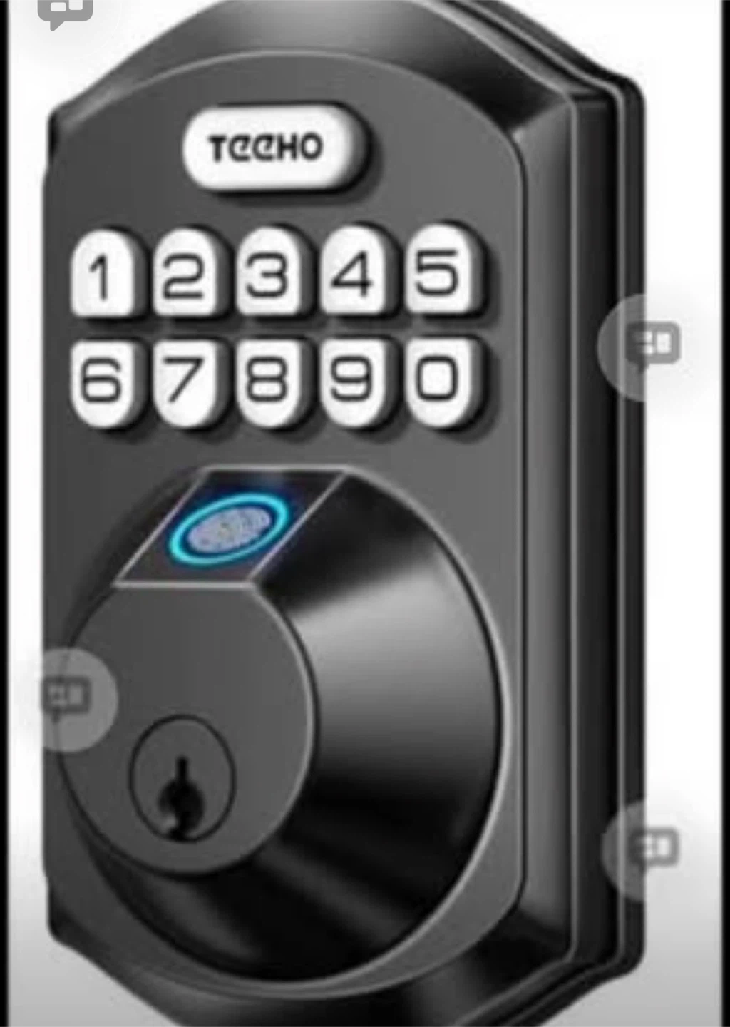 TECHO Smart Door Lock with Keypad and Fingerprint Scanner - photo 2