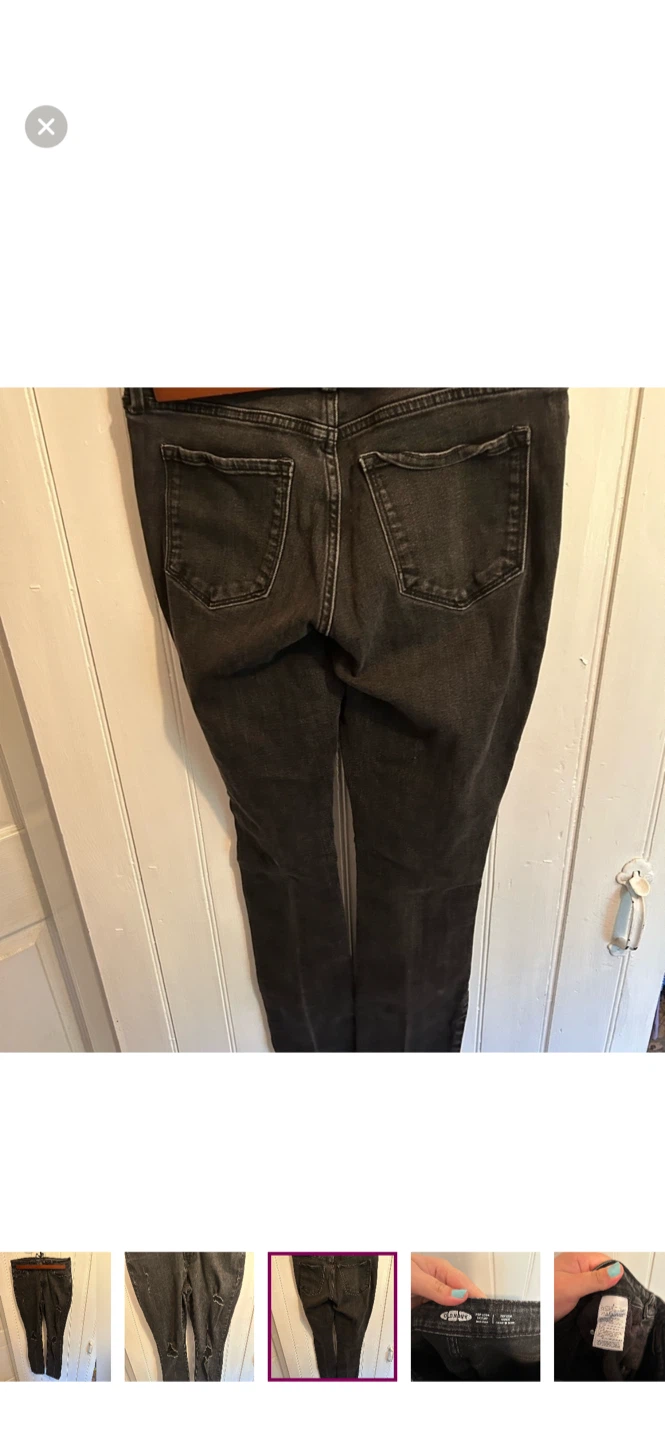 Old Navy Pop Icon Skinny Mid-Rise Jeans - Size 8 - photo 3