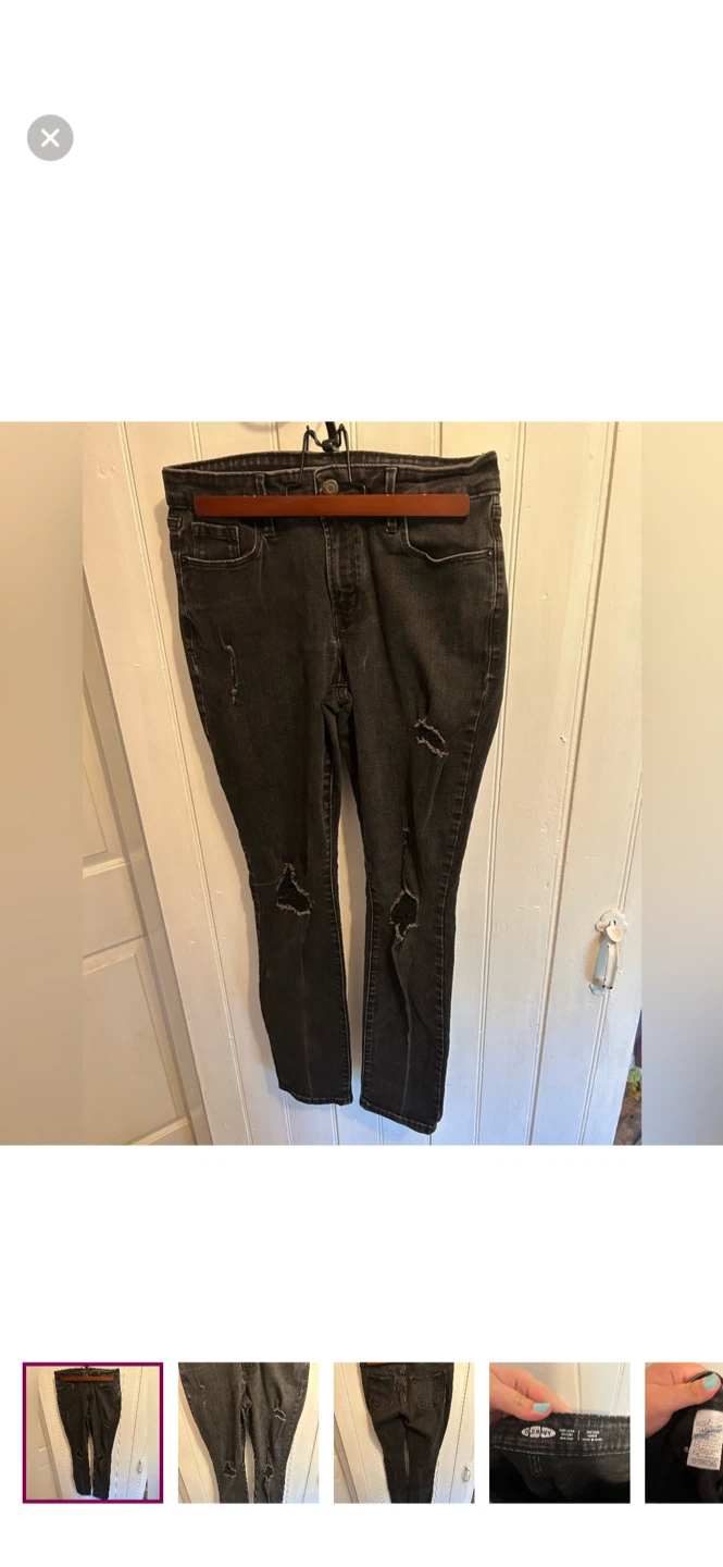 Old Navy Pop Icon Skinny Mid-Rise Jeans - Size 8