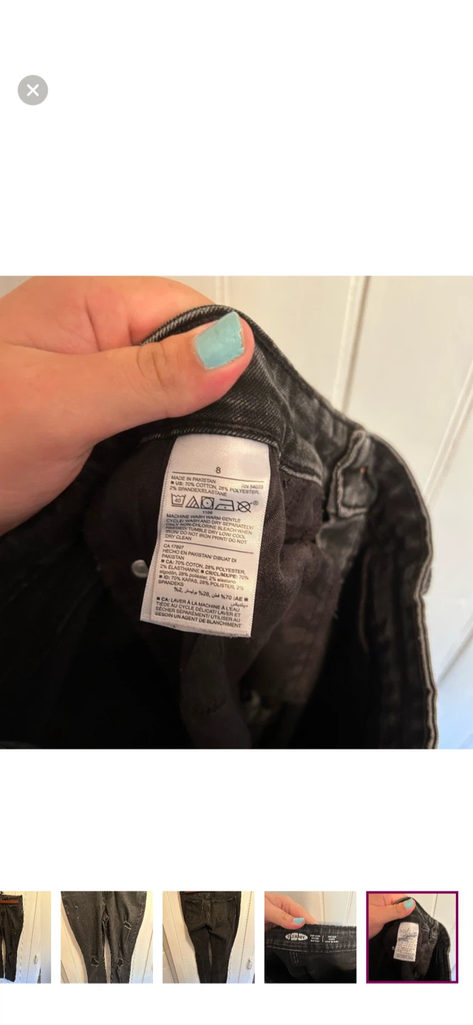 Old Navy Pop Icon Skinny Mid-Rise Jeans - Size 8 - photo 5