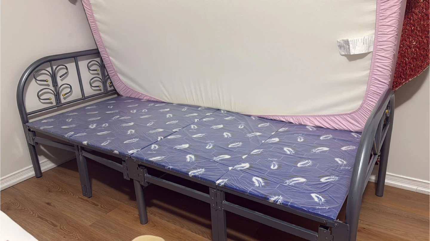 Folding Bed with Mattress