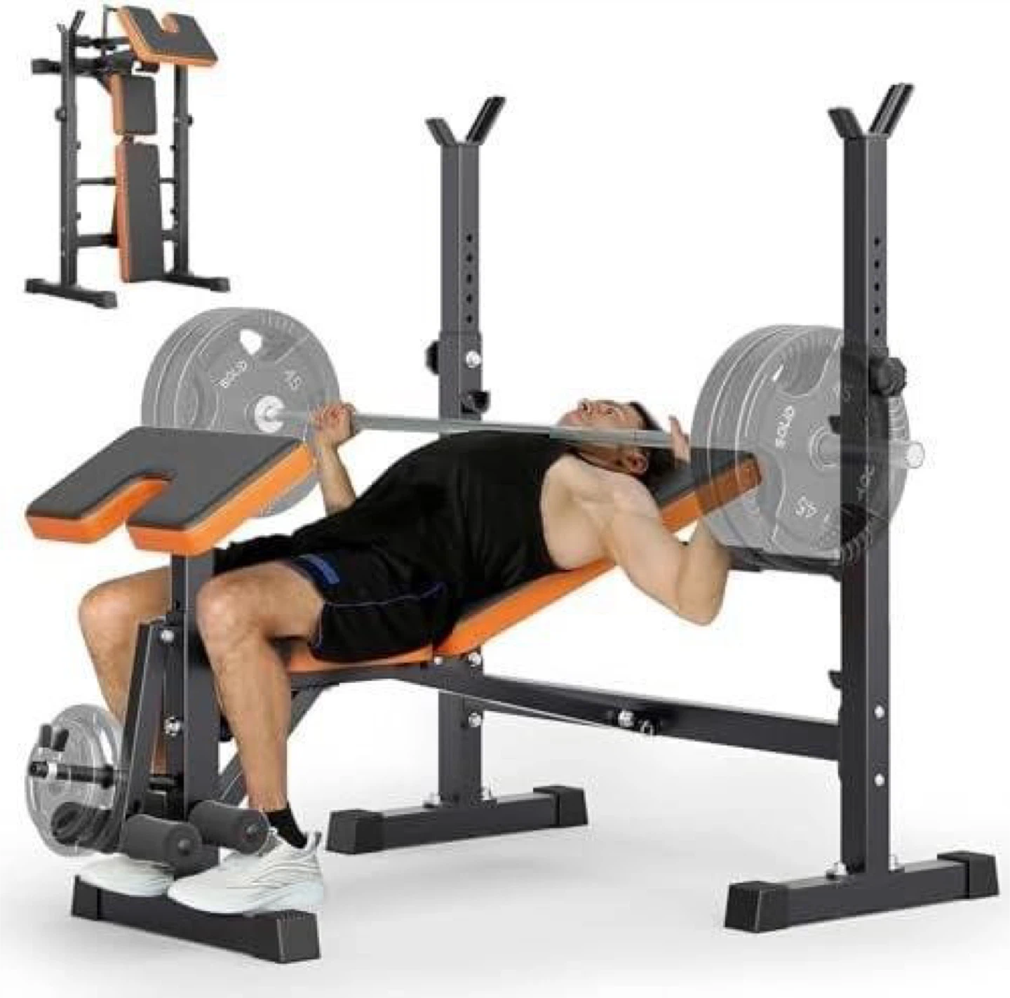 6-in-1 Weight Bench Set