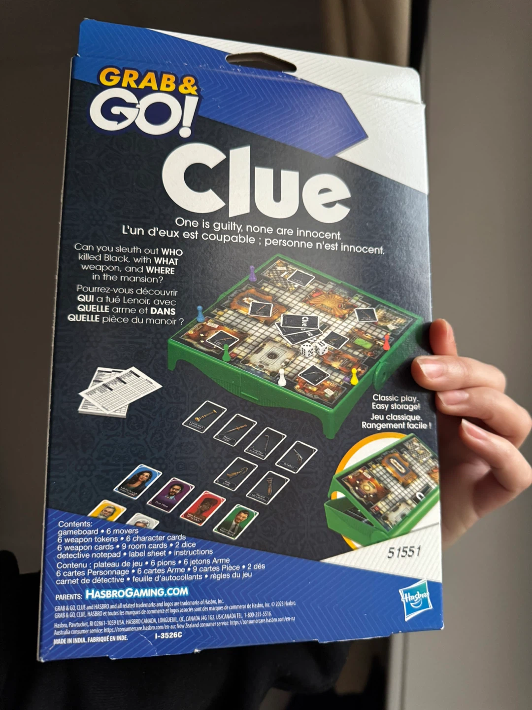 Clue Grab & Go! Board Game by Hasbro Gaming - photo 2