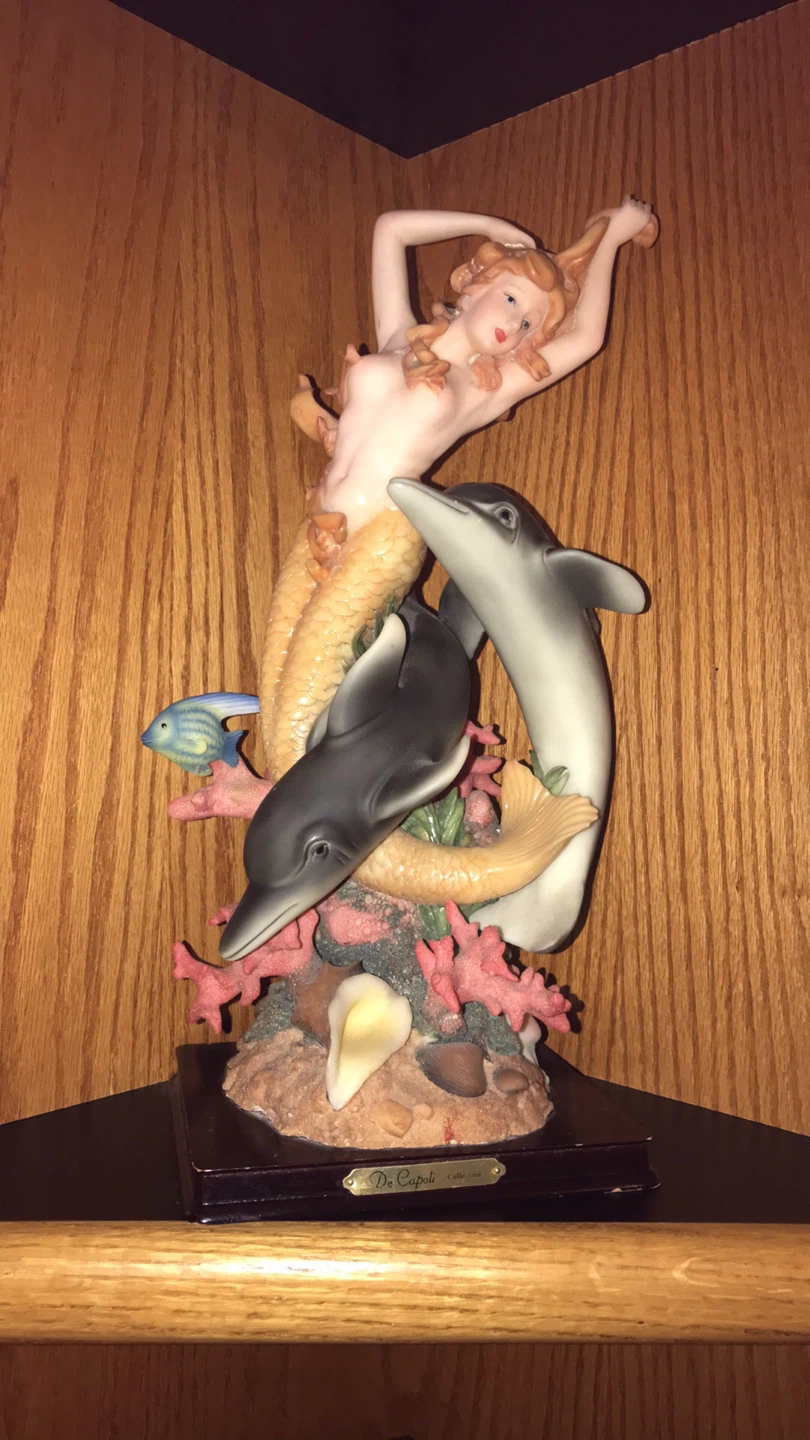Beautiful Mermaid Dolphin Decor – De Capoli Collection - photo 5