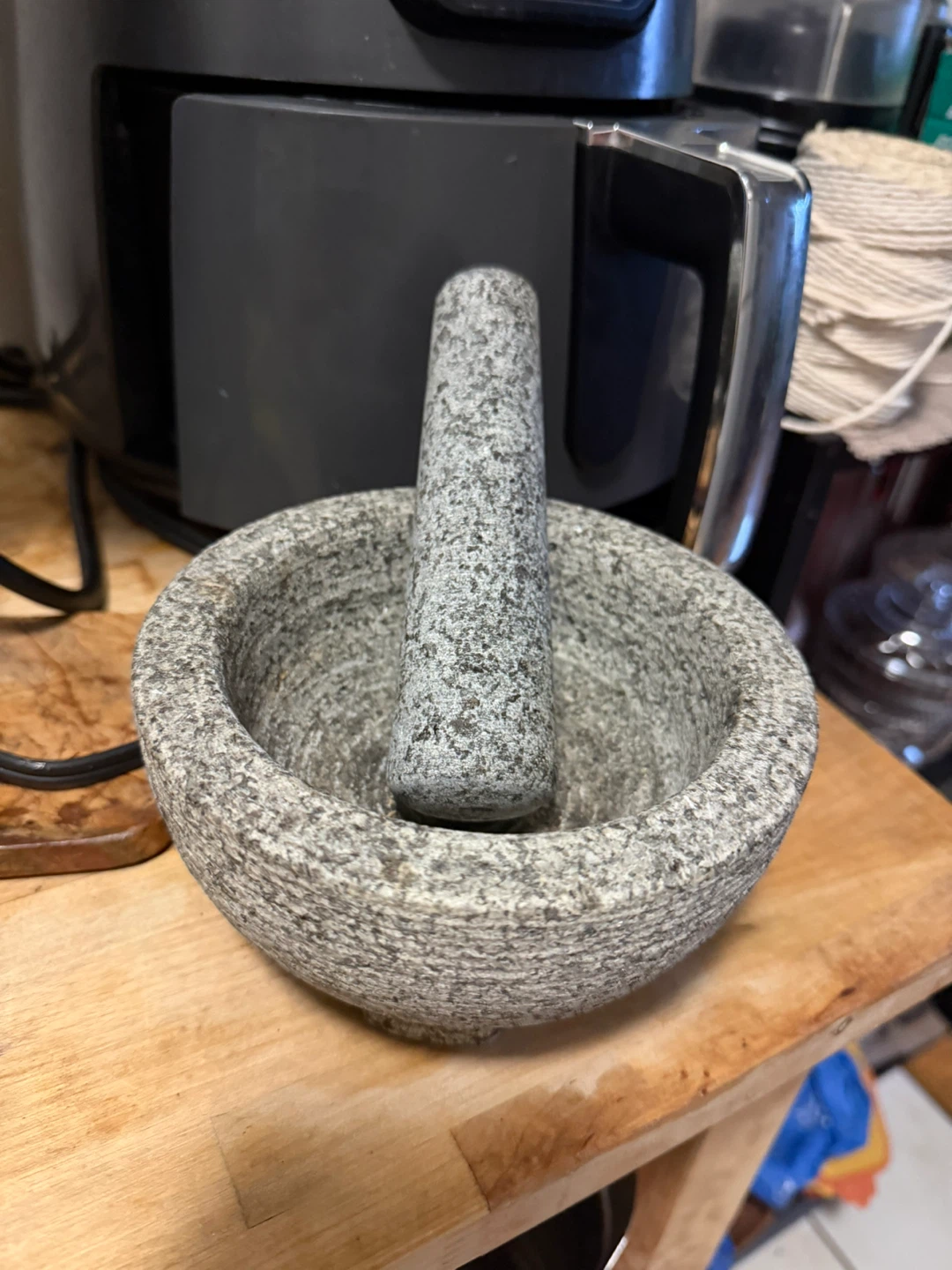 Stone Mortar and Pestle Set