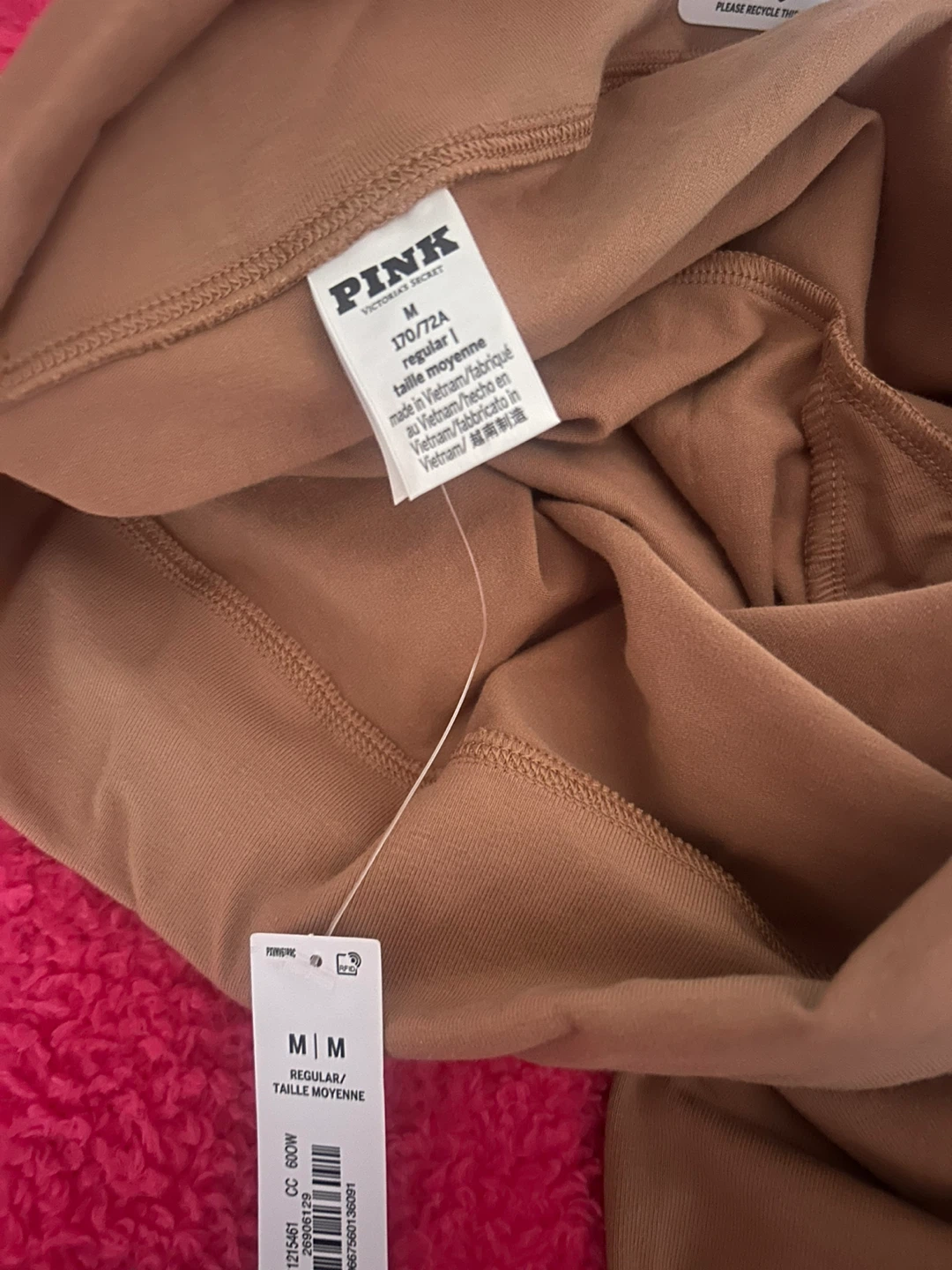 Victoria's Secret PINK Stretch Cotton Foldover Flare Leggings M - photo 5