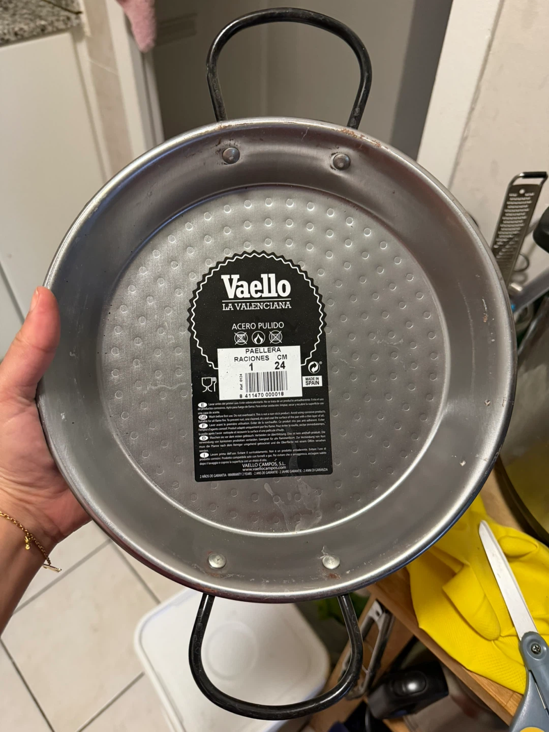 Vaello La Valenciana Paella Pan - 24cm