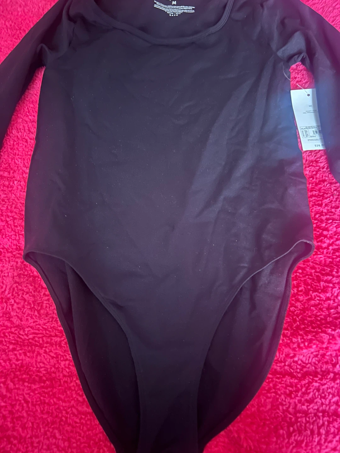 Isabel Maternity Black Long Sleeve Bodysuit Size M - photo 2