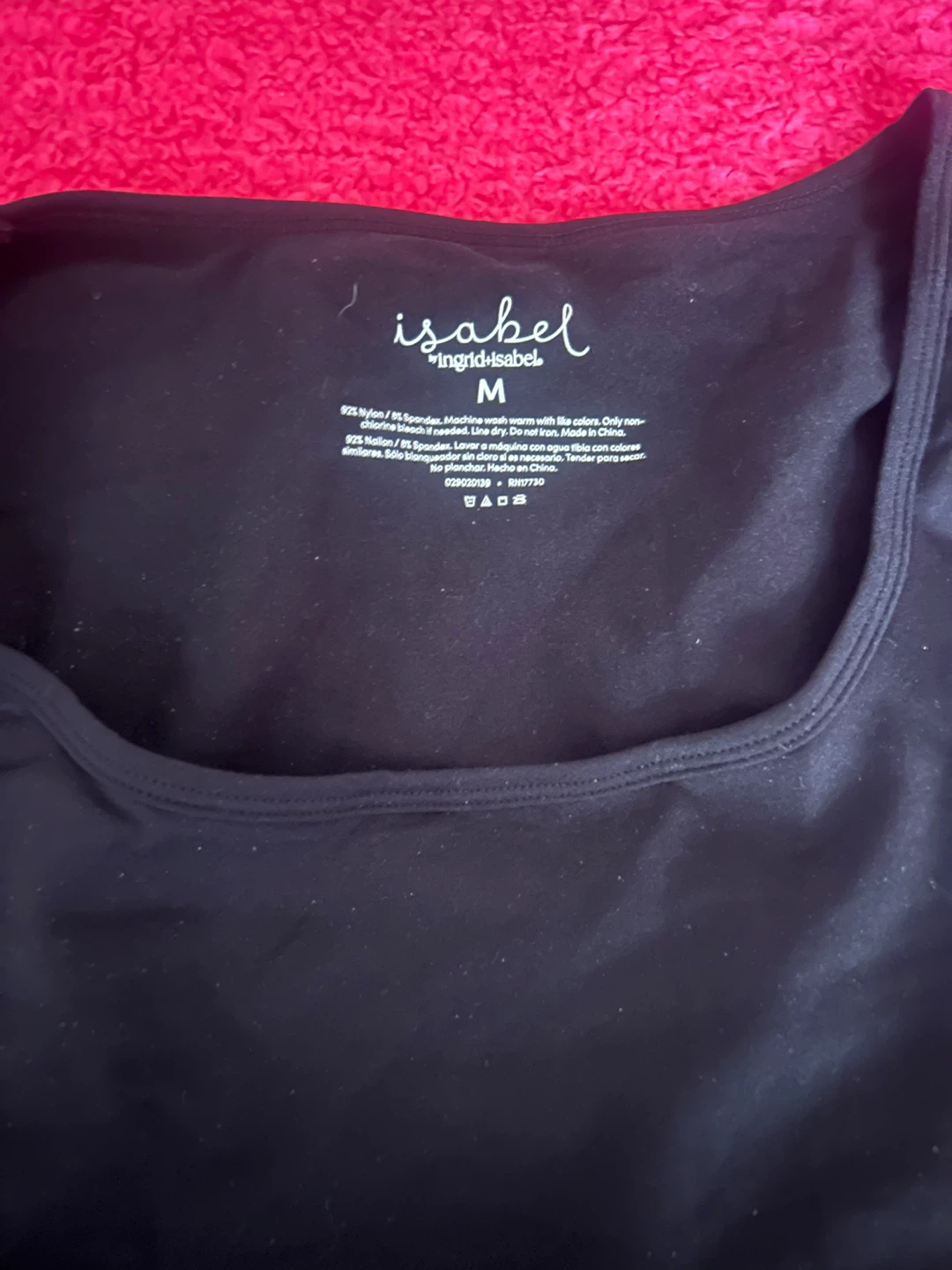 Isabel Maternity Black Long Sleeve Bodysuit Size M - photo 3