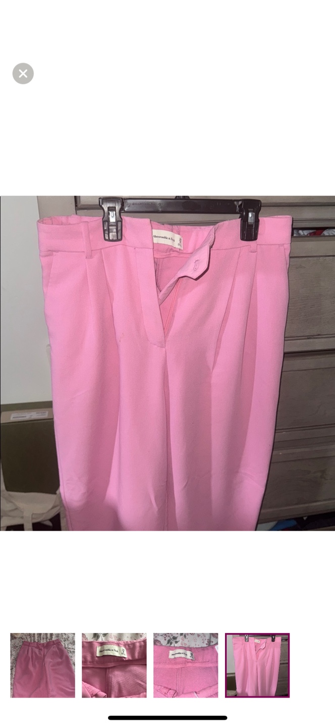 Abercrombie & Fitch Pink Pants Size 8 - photo 2