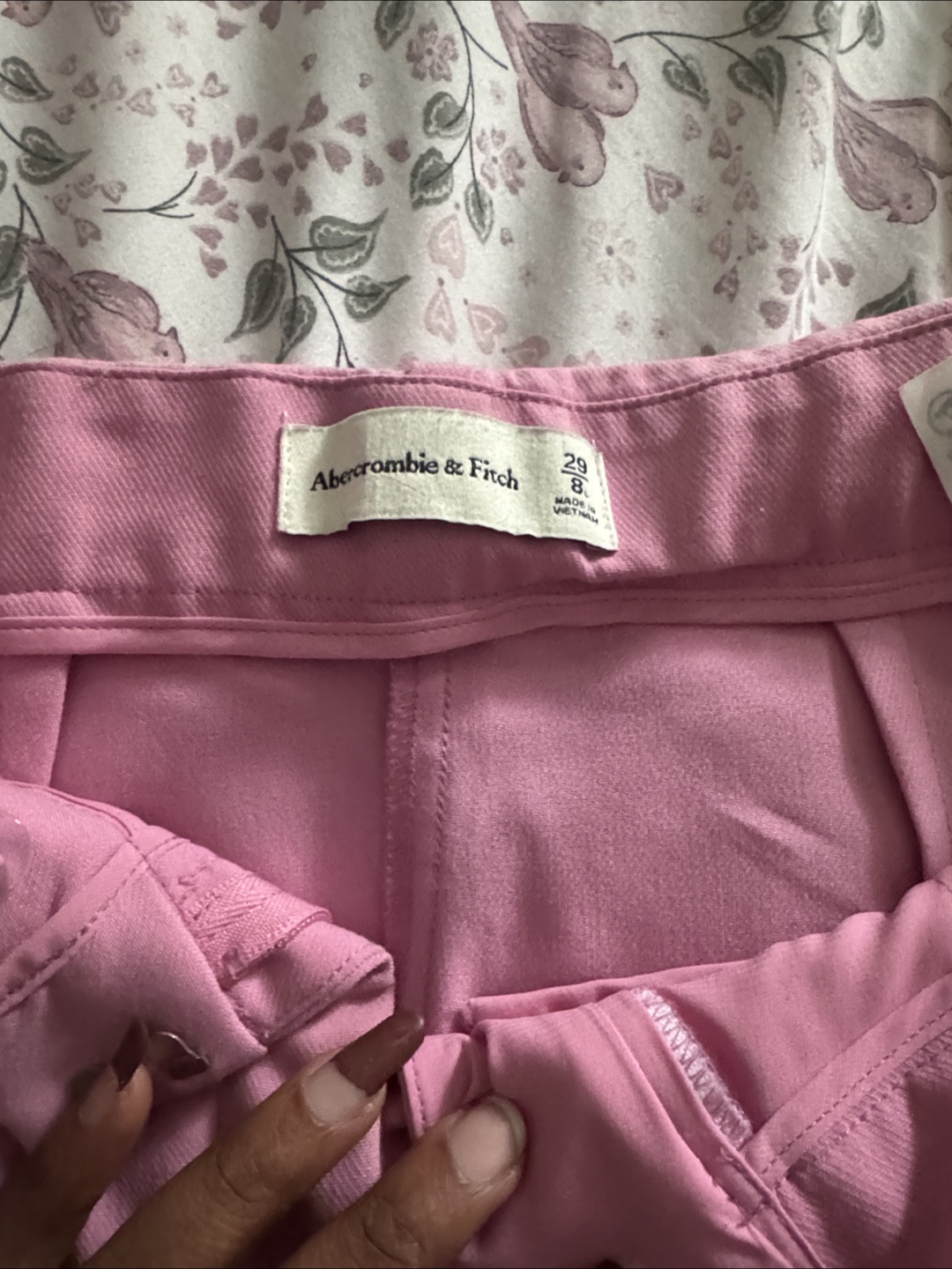 Abercrombie & Fitch Pink Pants Size 8 - photo 4